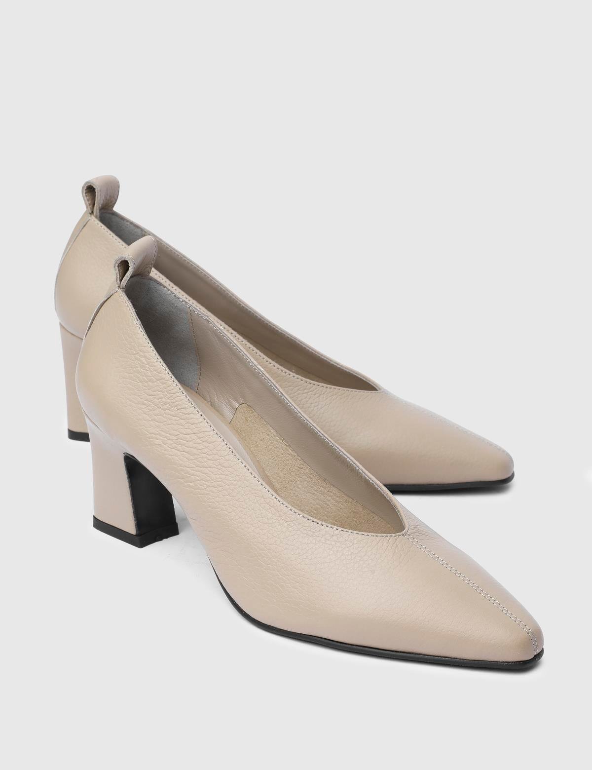 Jenssens Mink Floater Leather Women's Pump