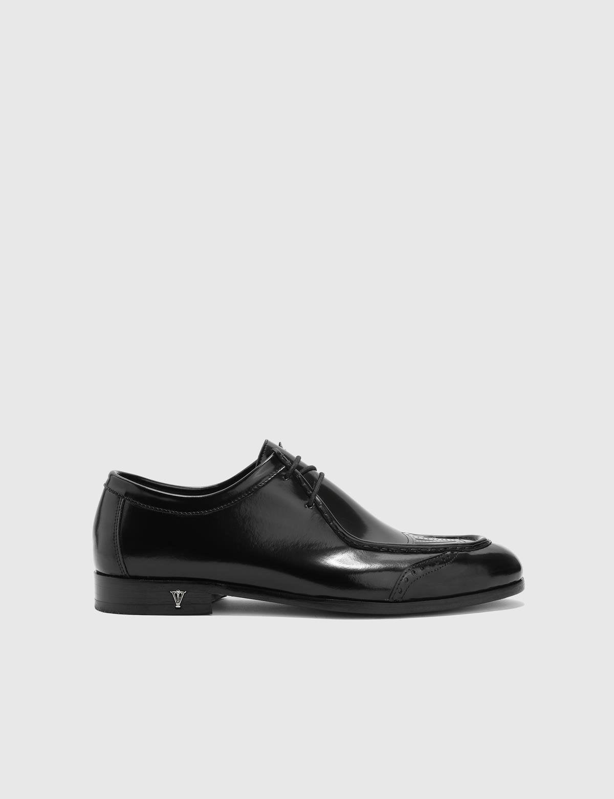 Johan Black Florentic Leather Men's Classic Shoe