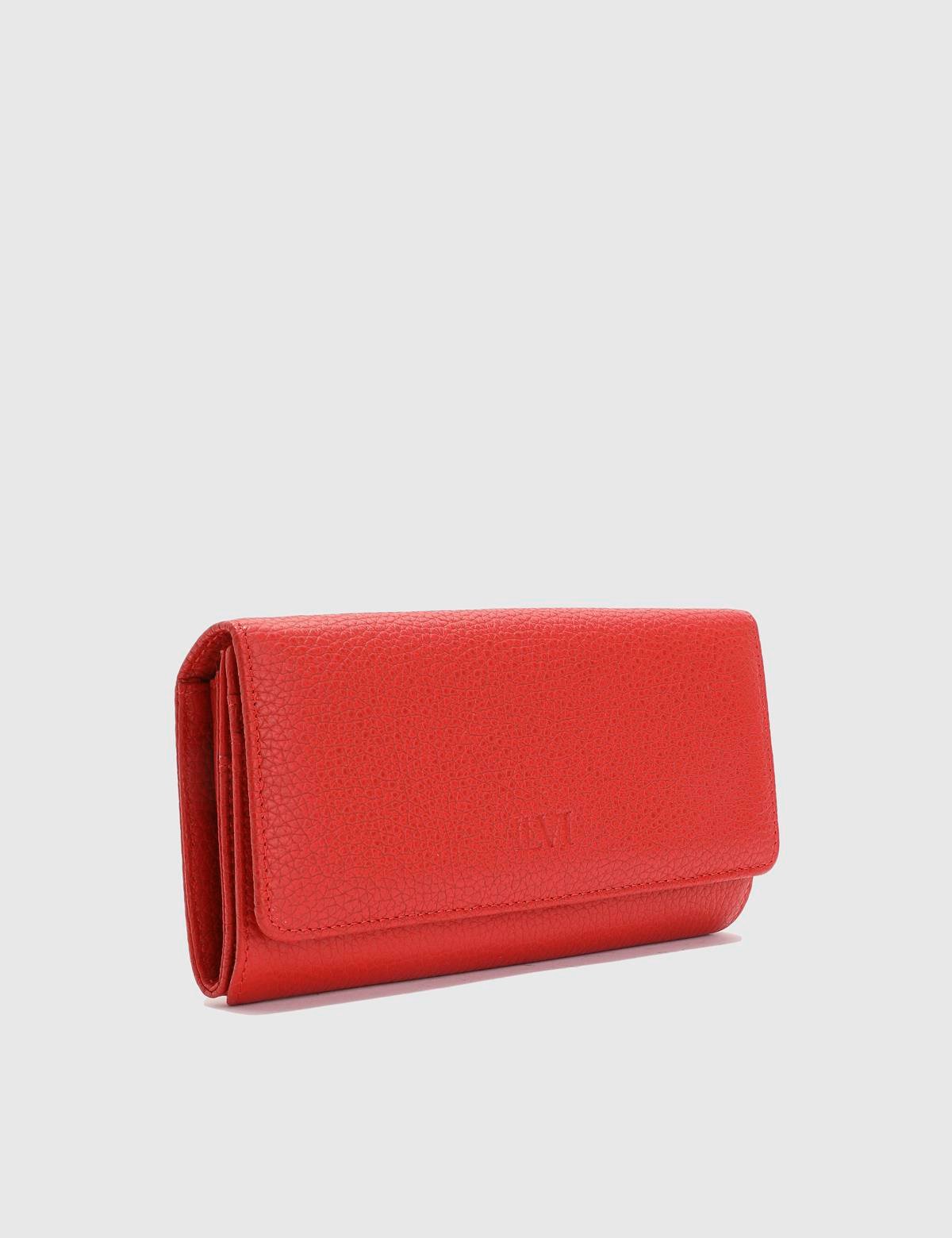 Jomsom Red Floater Leather Women's Wallet