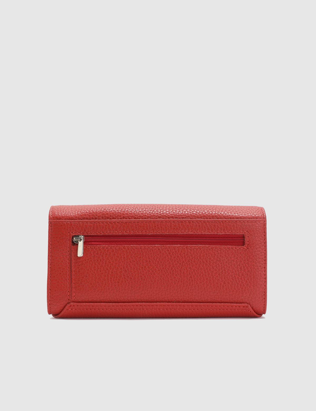 Jomsom Red Floater Leather Women's Wallet