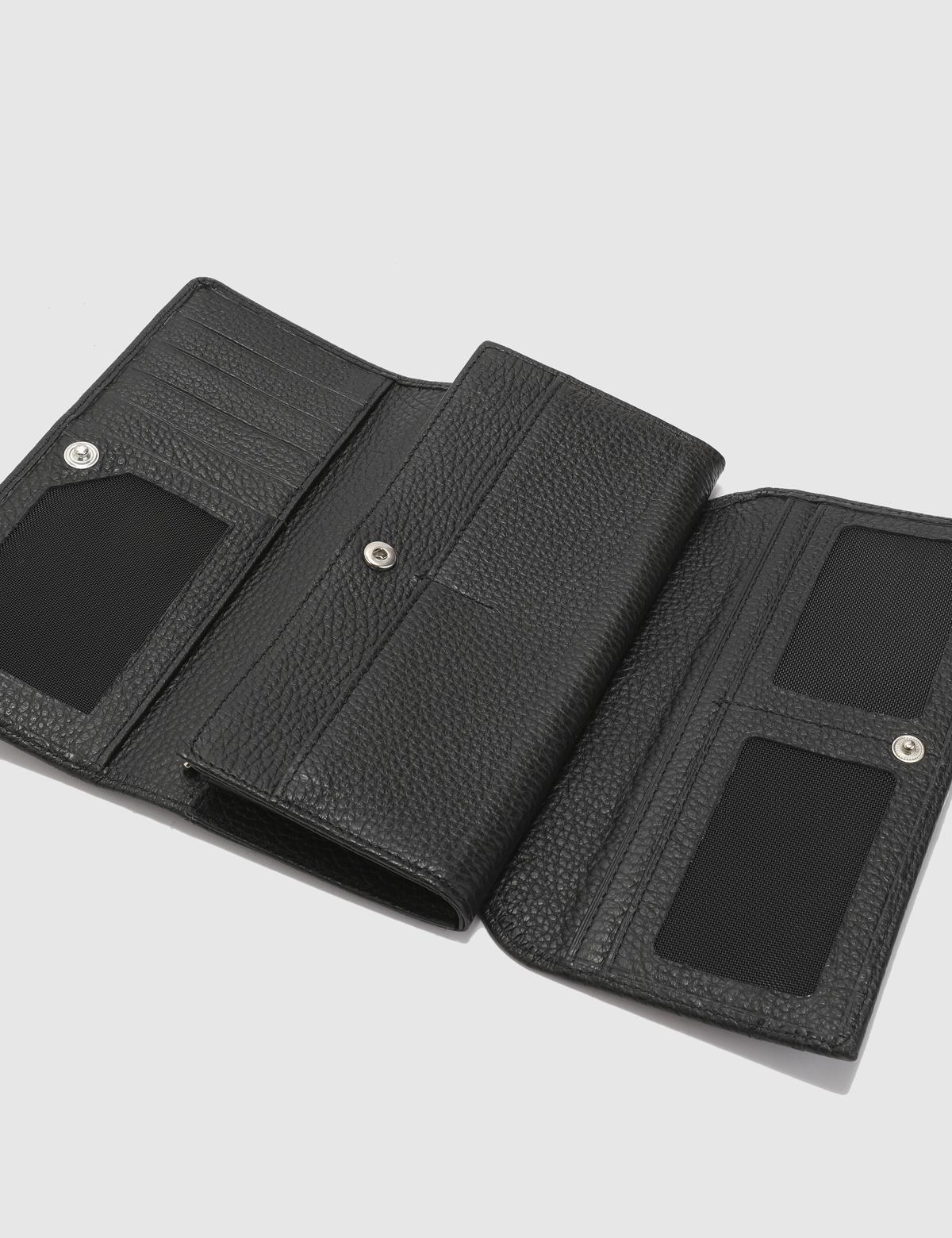 Jomsom Black Floater Leather Women's Wallet