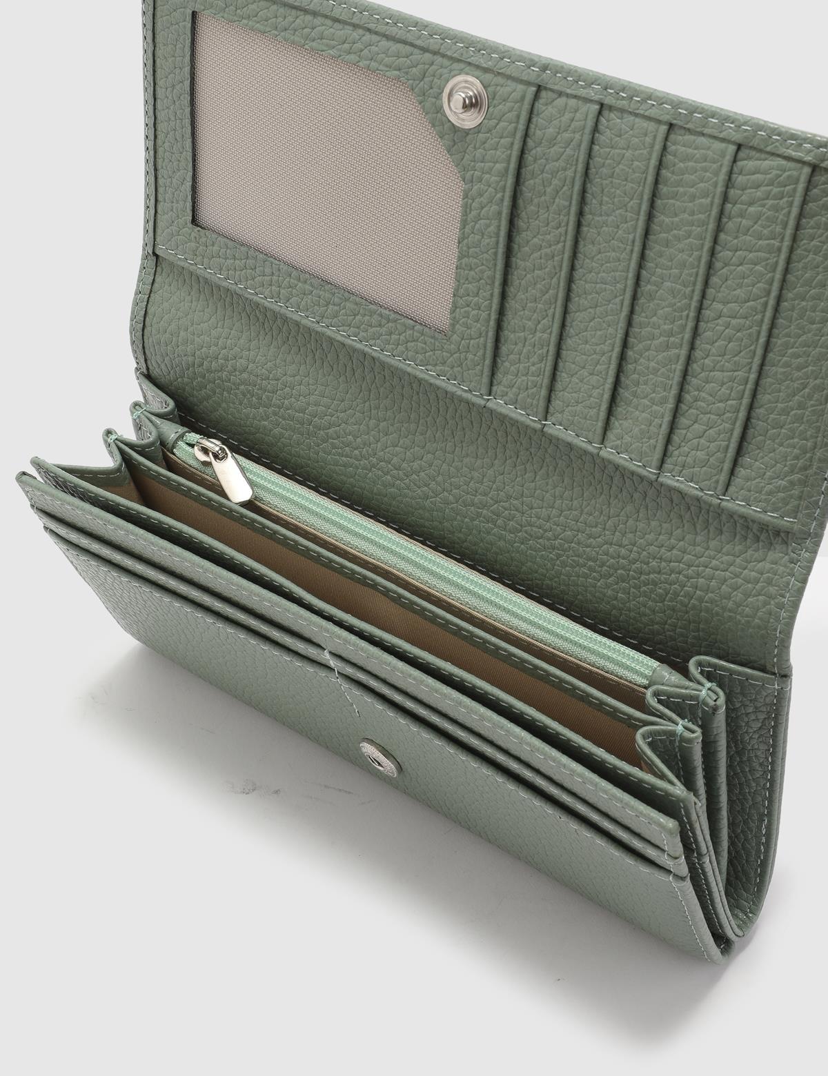 Jomsom Green Floater Leather Women's Wallet