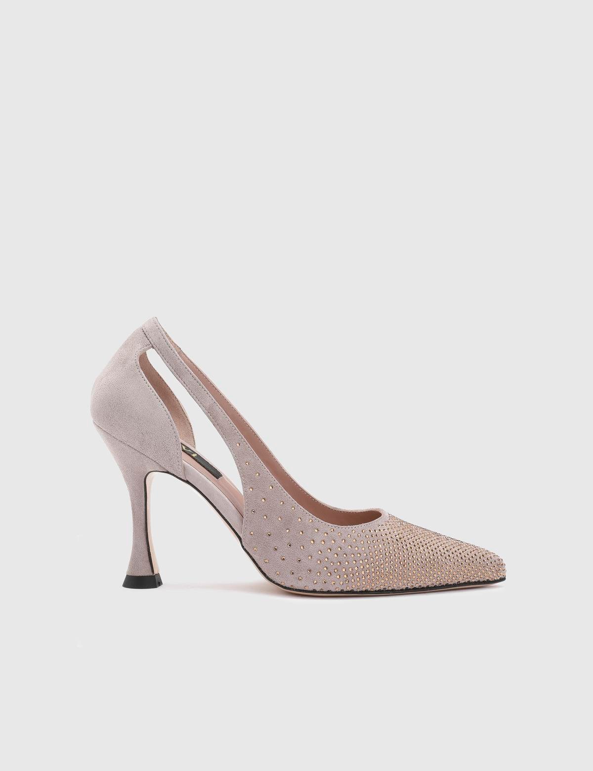 Joris Mink Suede Leather Women's Pump