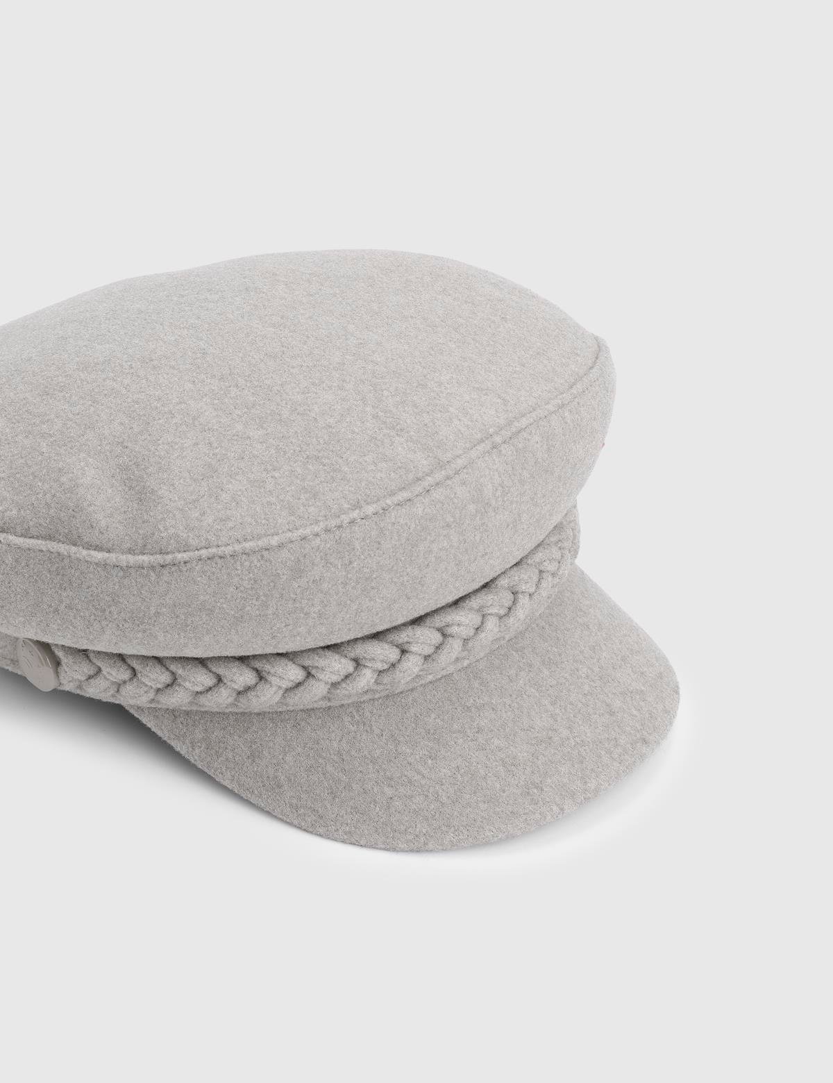 Kaire Grey Women's Fabric Cap