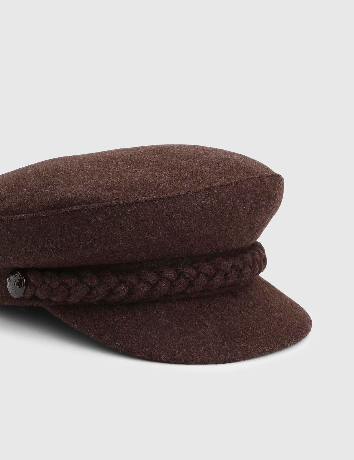 Kaire Brown Women's Fabric Cap