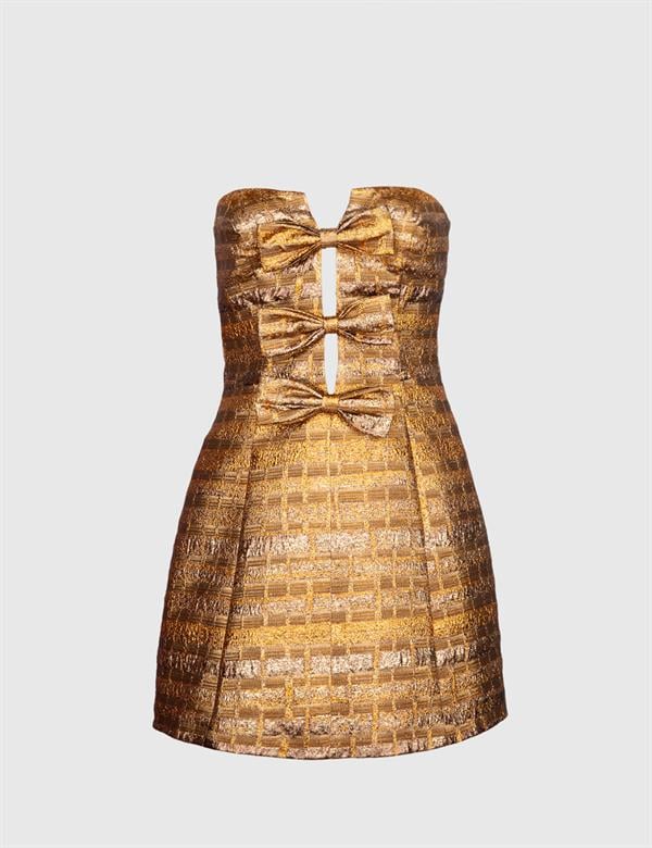 Kımberly Gold Women's Dress