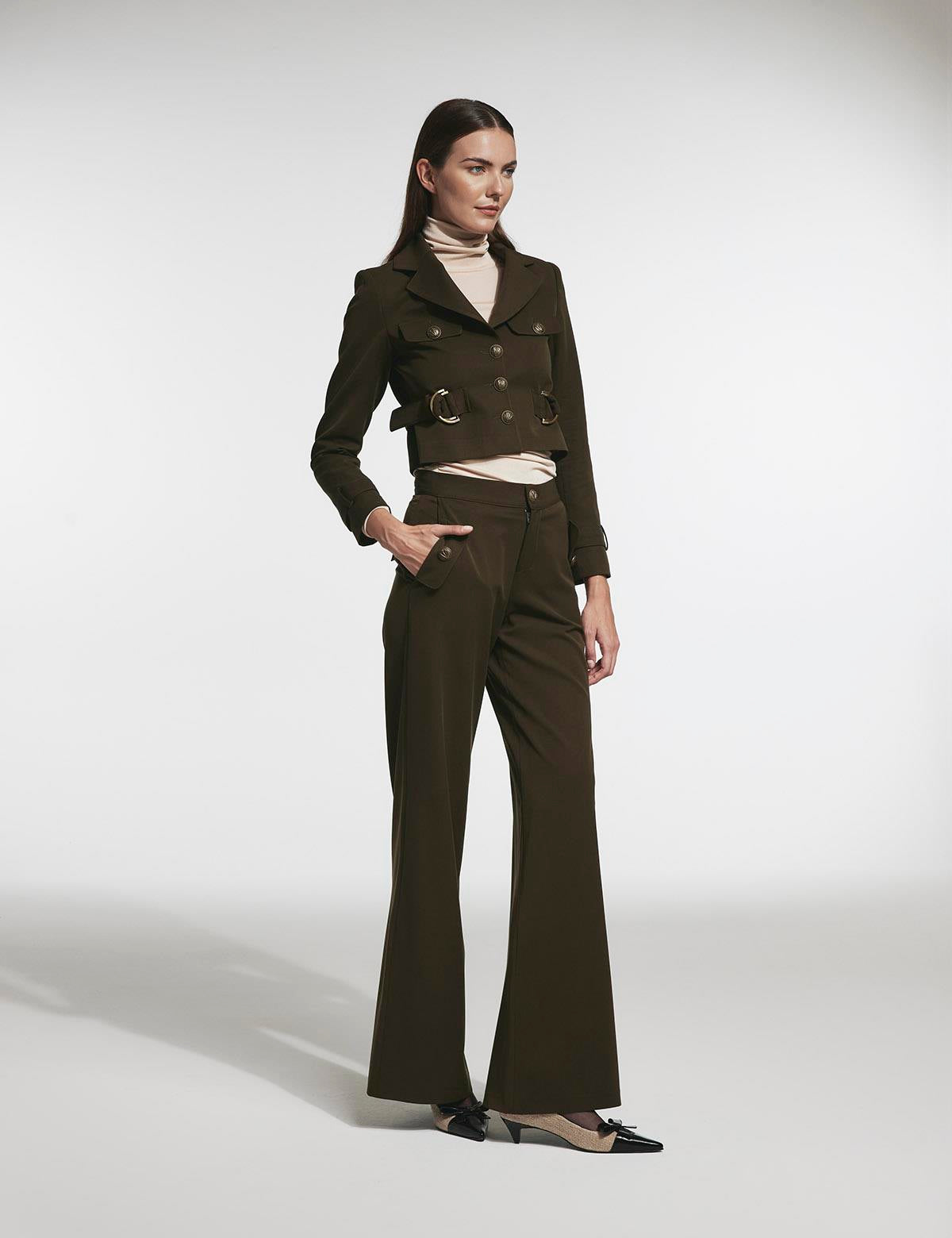 Kiros Khaki Women's Trousers