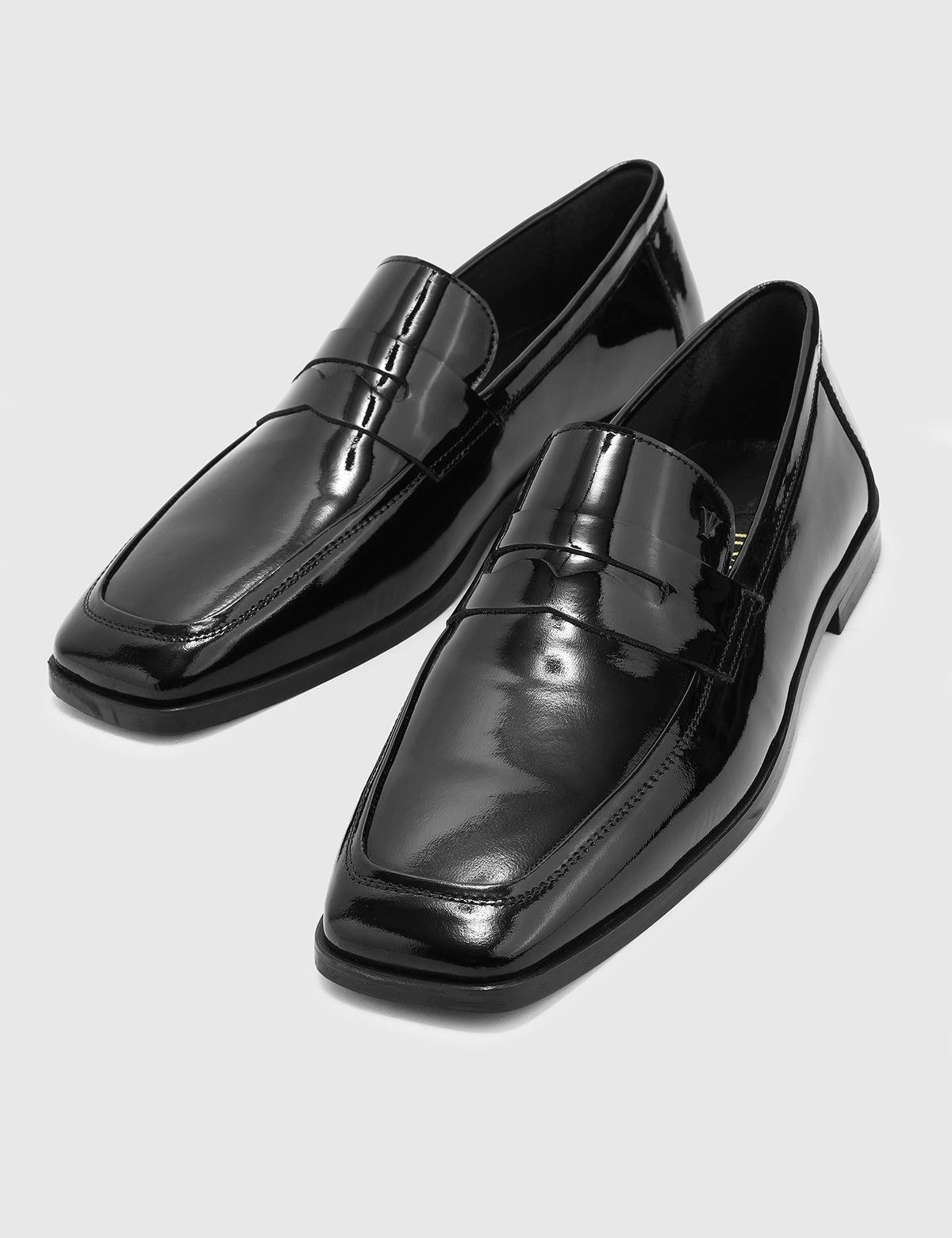 Kylian Black Patent Leather Men's Tuxedo Shoe