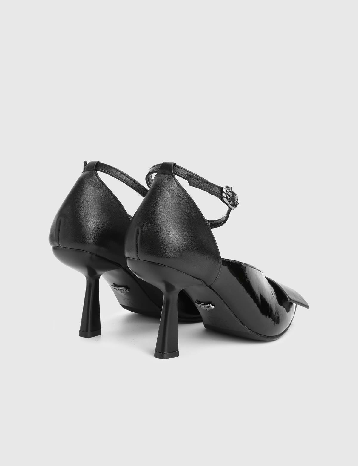 Laluz Black Patent Leather Women's Pump