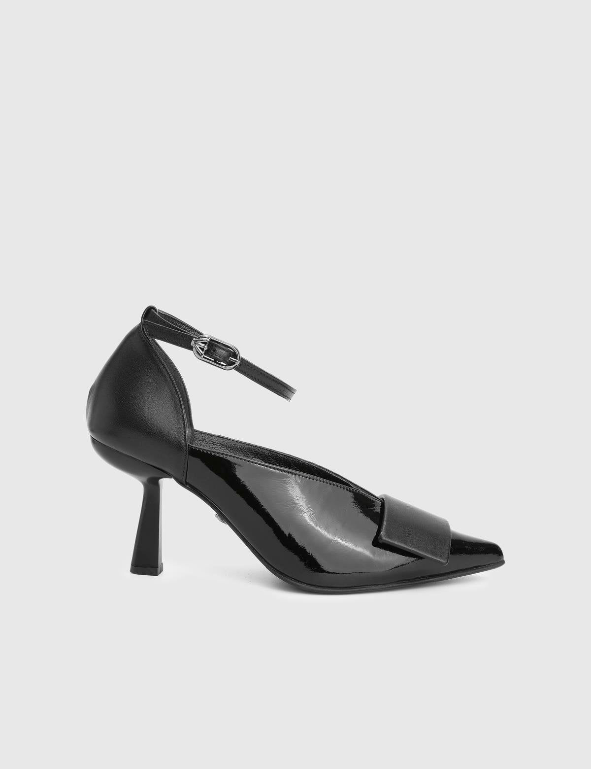 Laluz Black Patent Leather Women's Pump