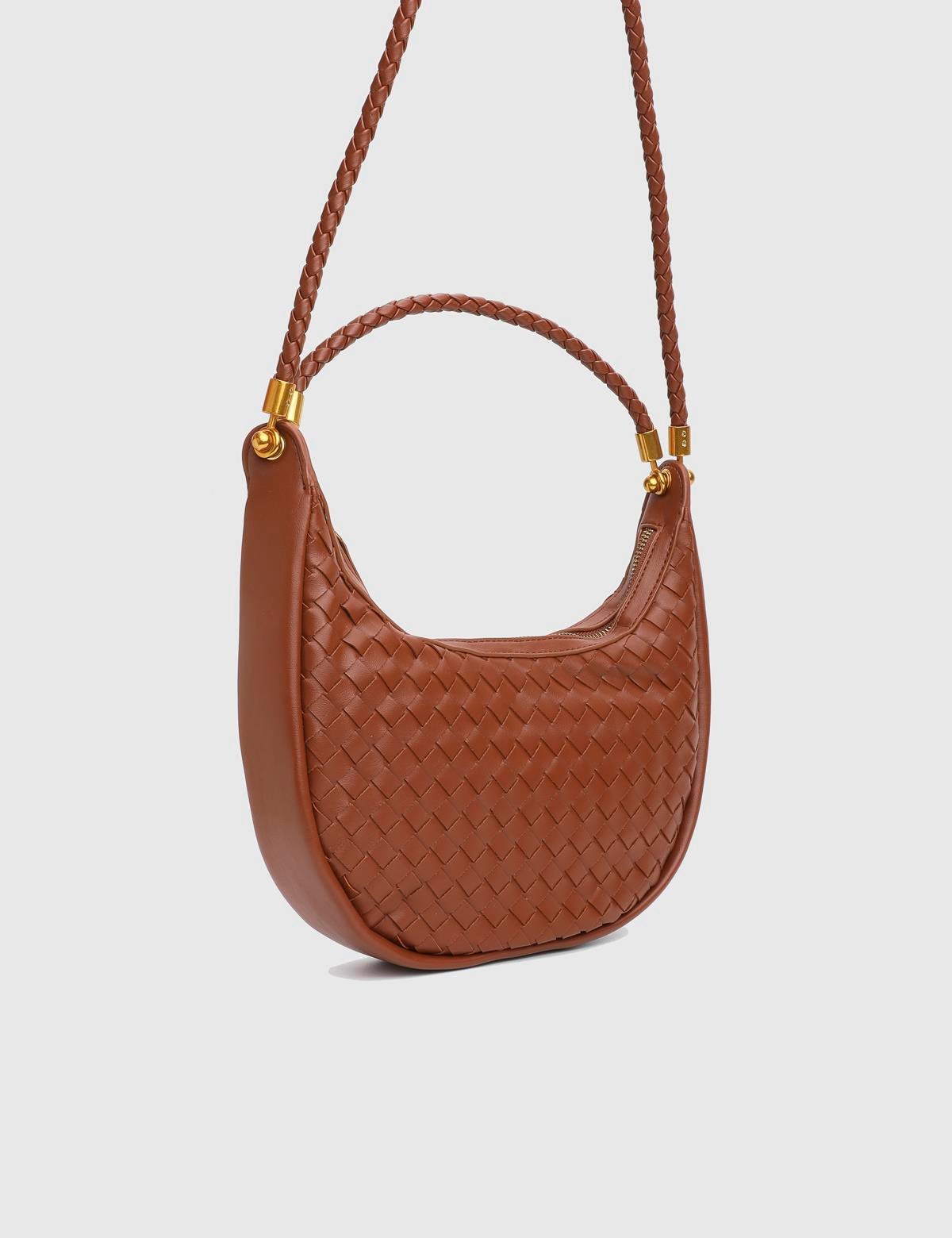 Lavina Saddle Brown Women's Shoulder Bag