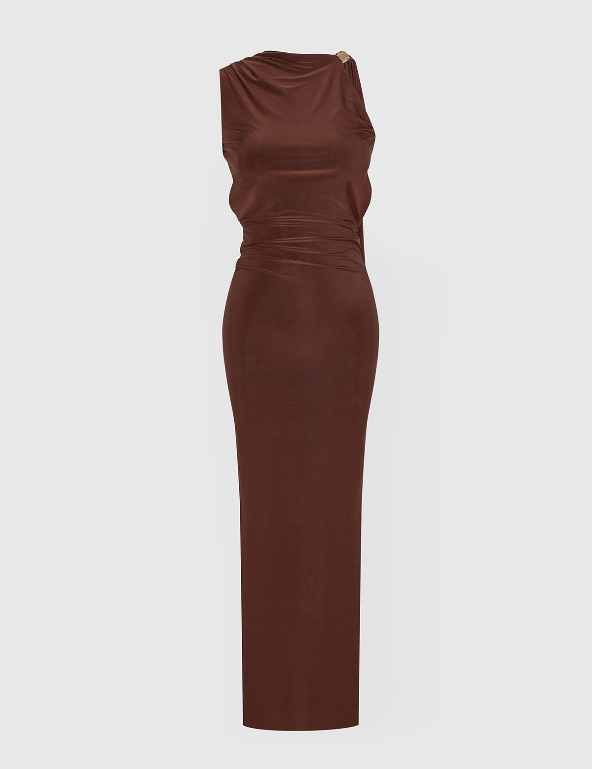 Leizi Brown Women's Dress