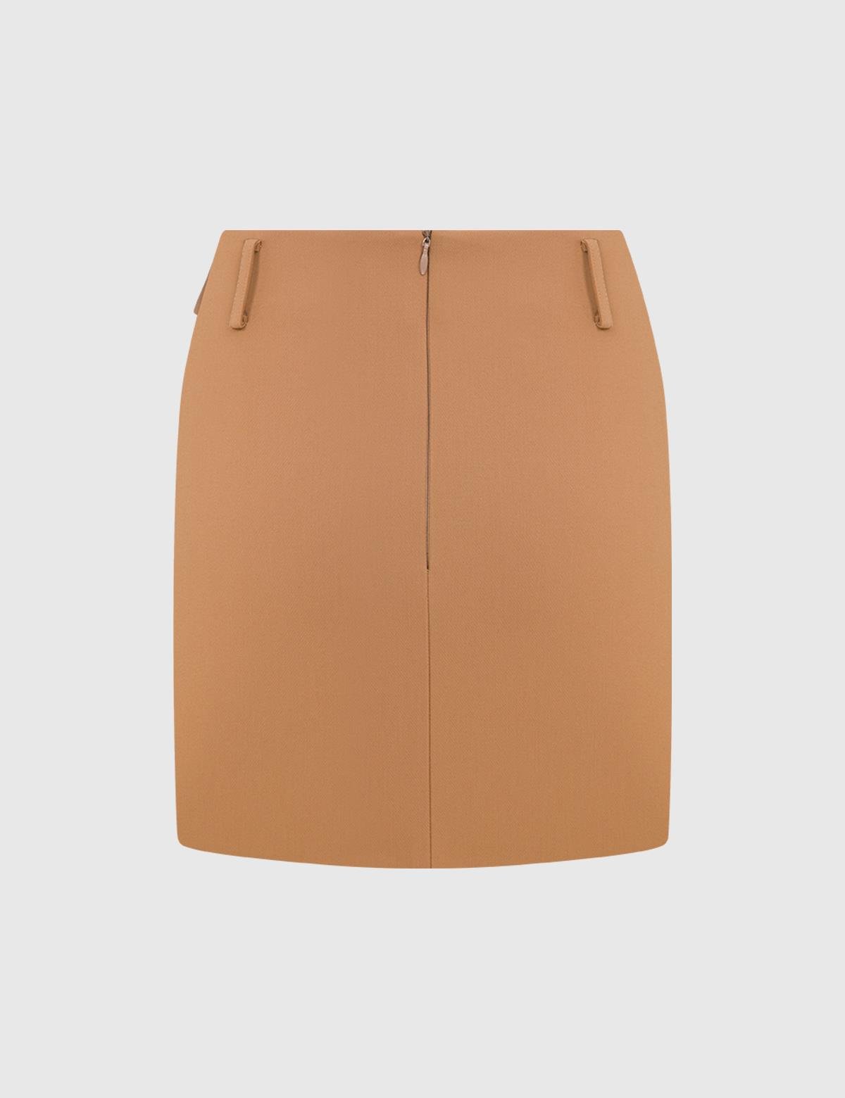 Lena Camel Women's Skirt