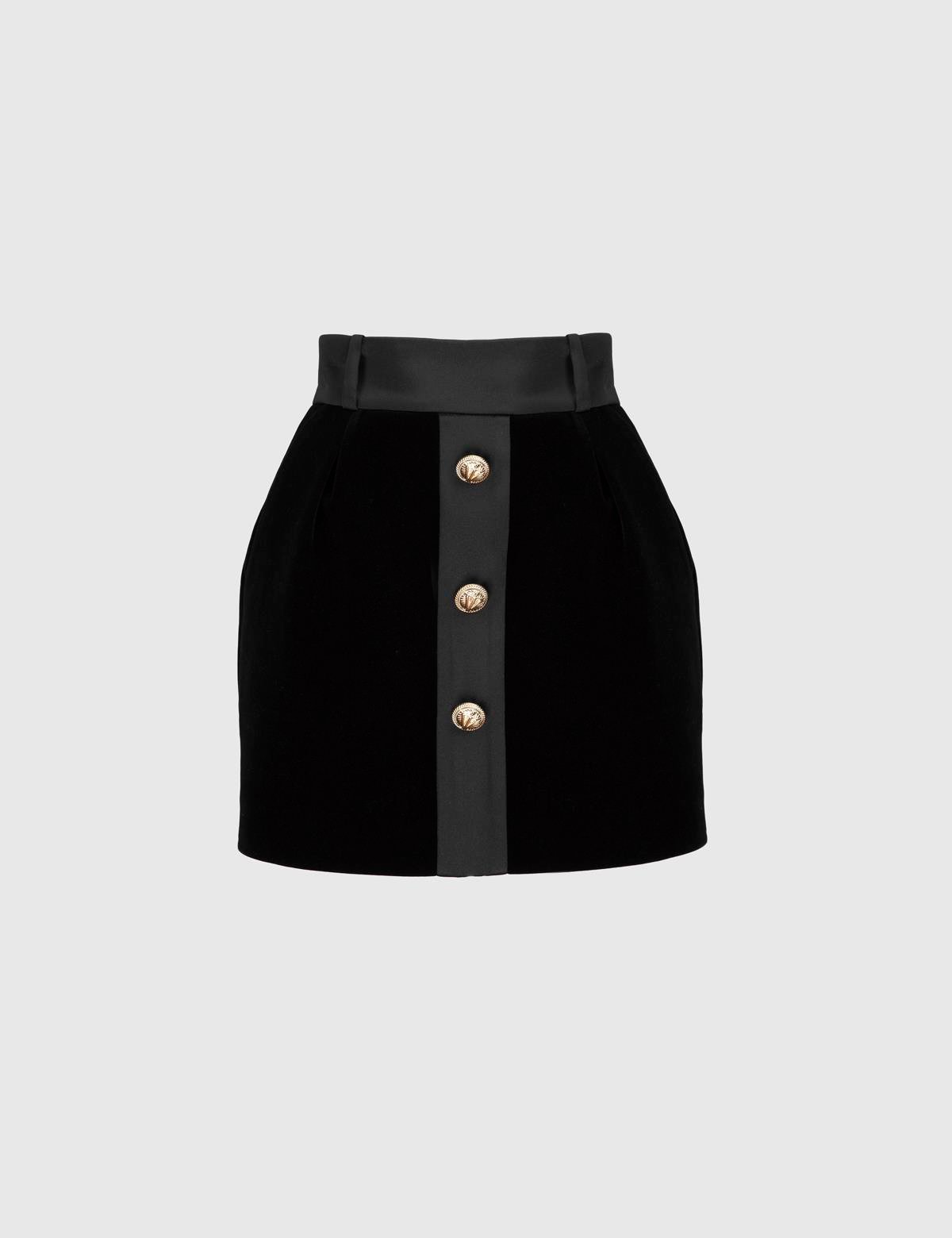 Leovo Black Women's Skirt