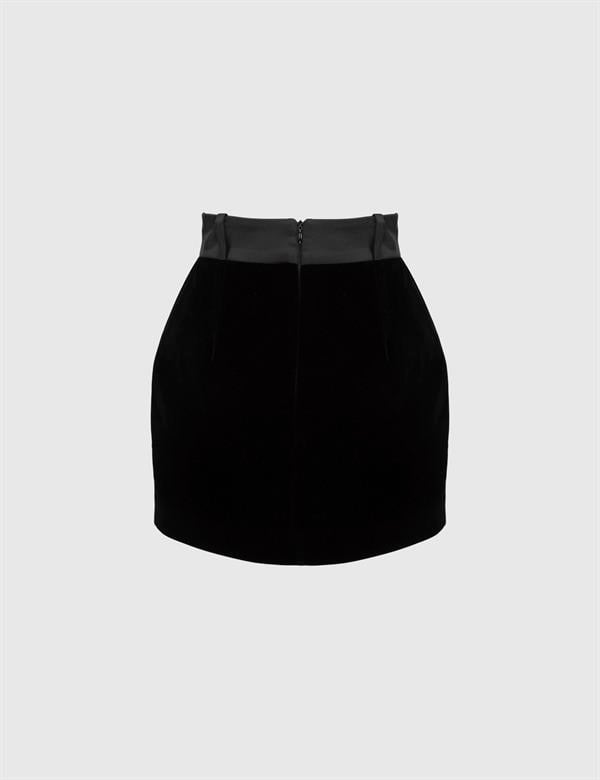 Leovo Black Women's Skirt