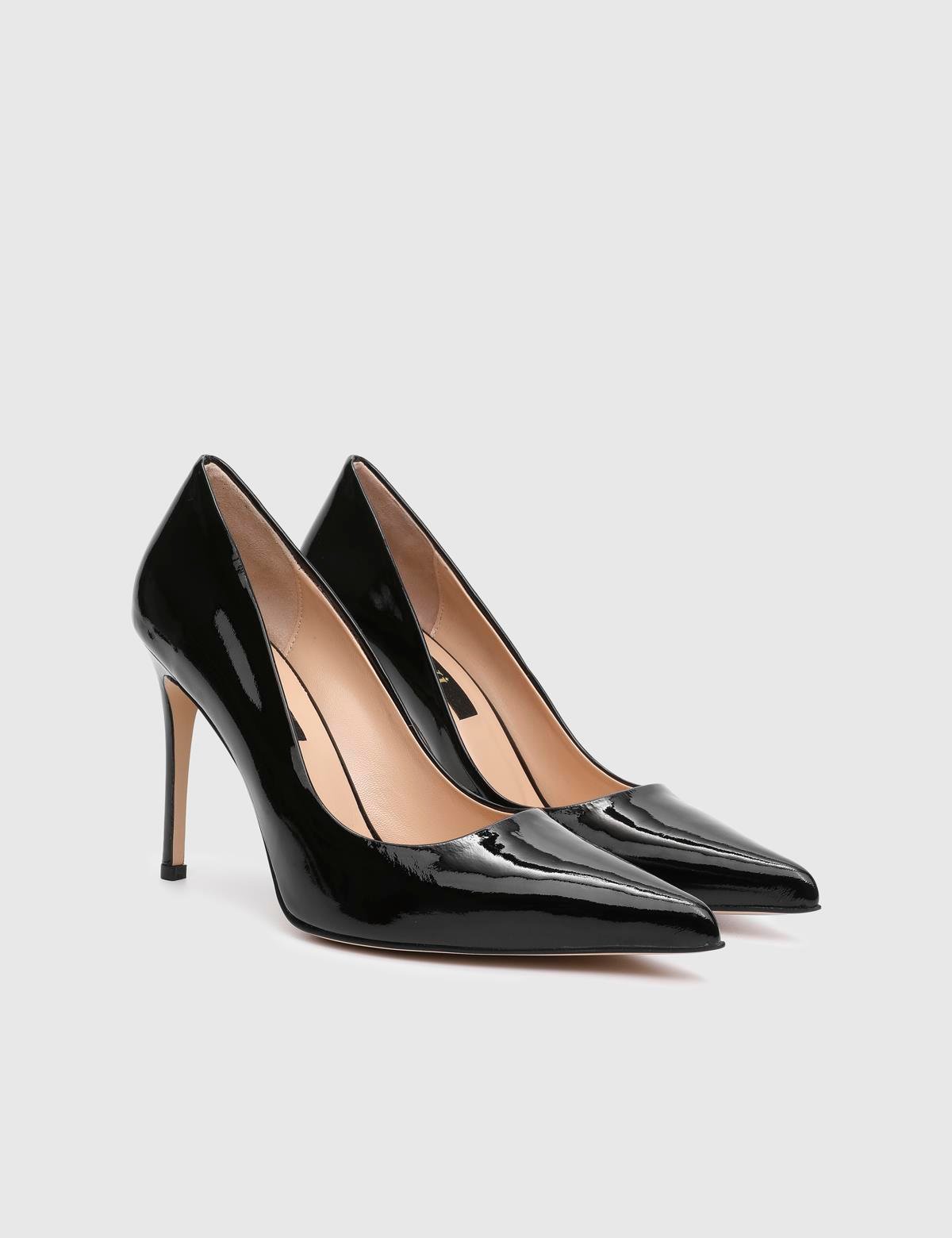 Linz Black Patent Leather Women's Stiletto