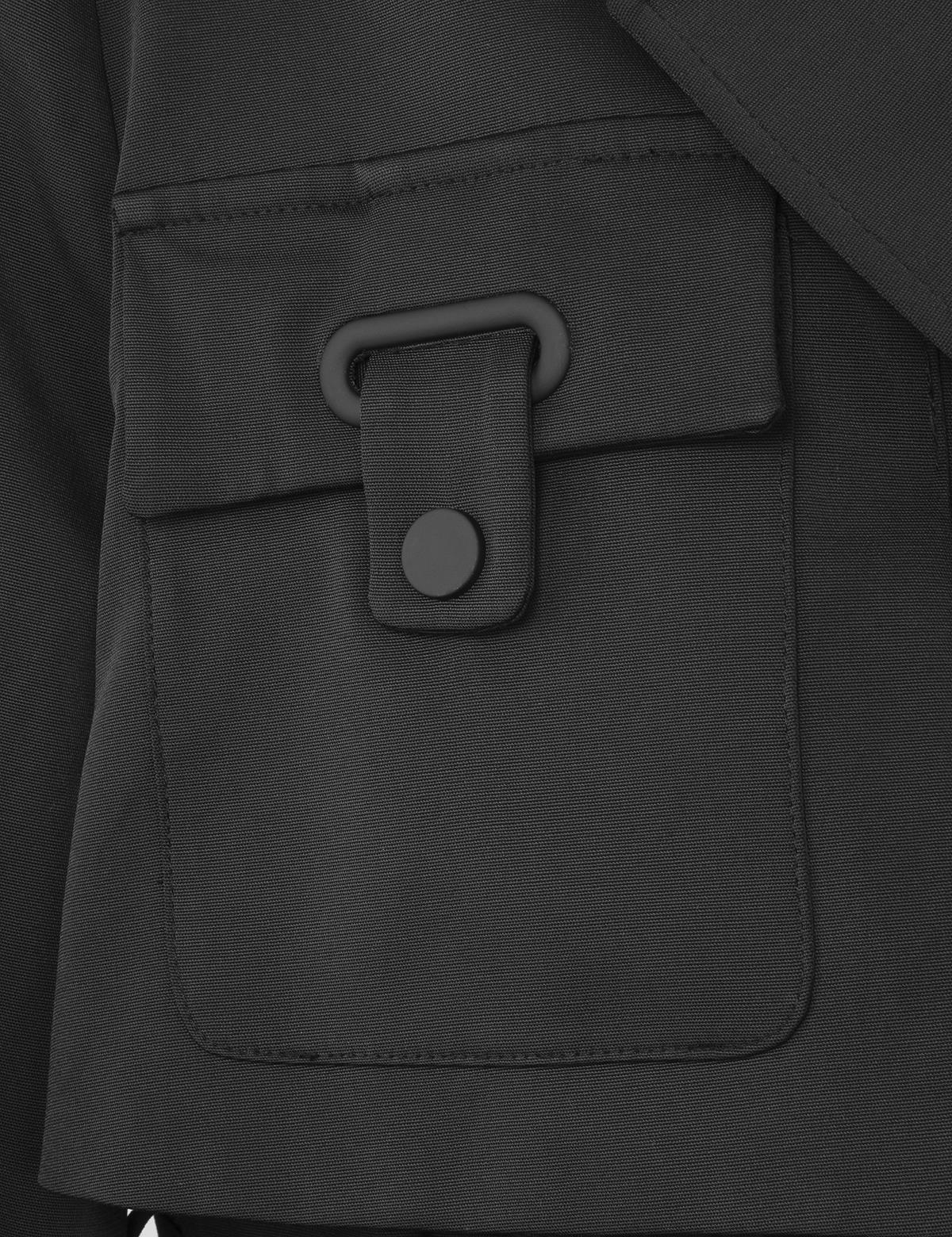 Lodi Black Women's Trench Coat