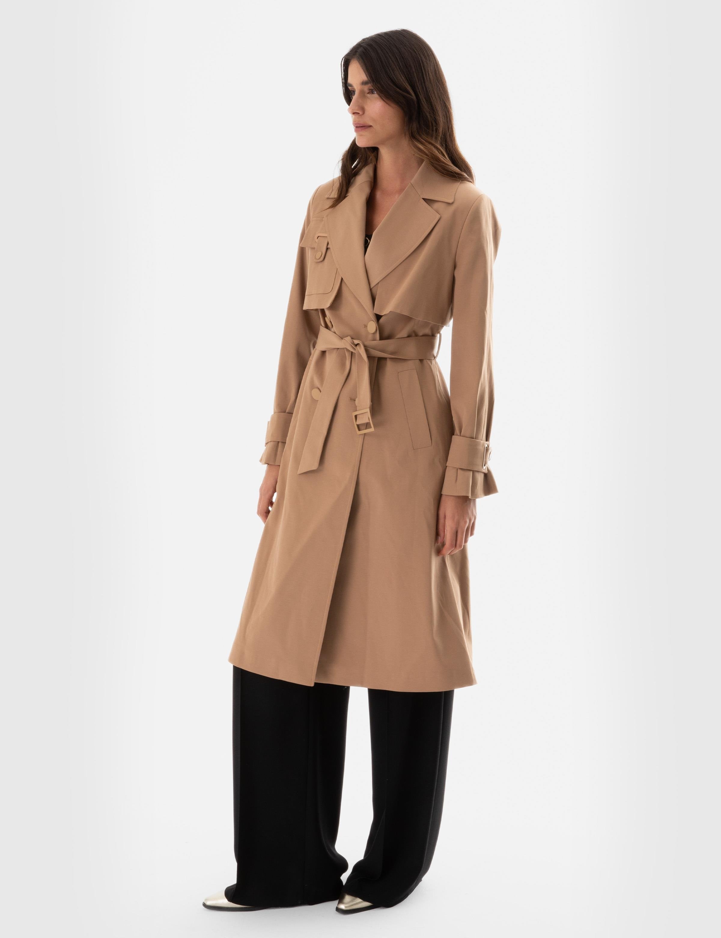 Lodi Camel Women's Trench Coat