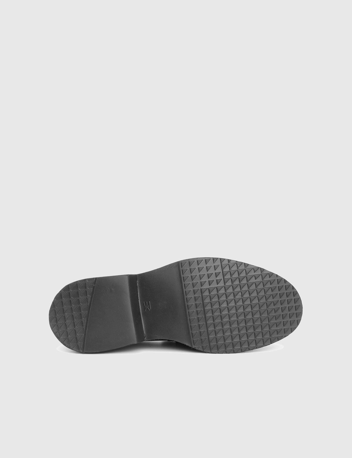 Lufin Navy Blue Florentic Leather Men's Loafer