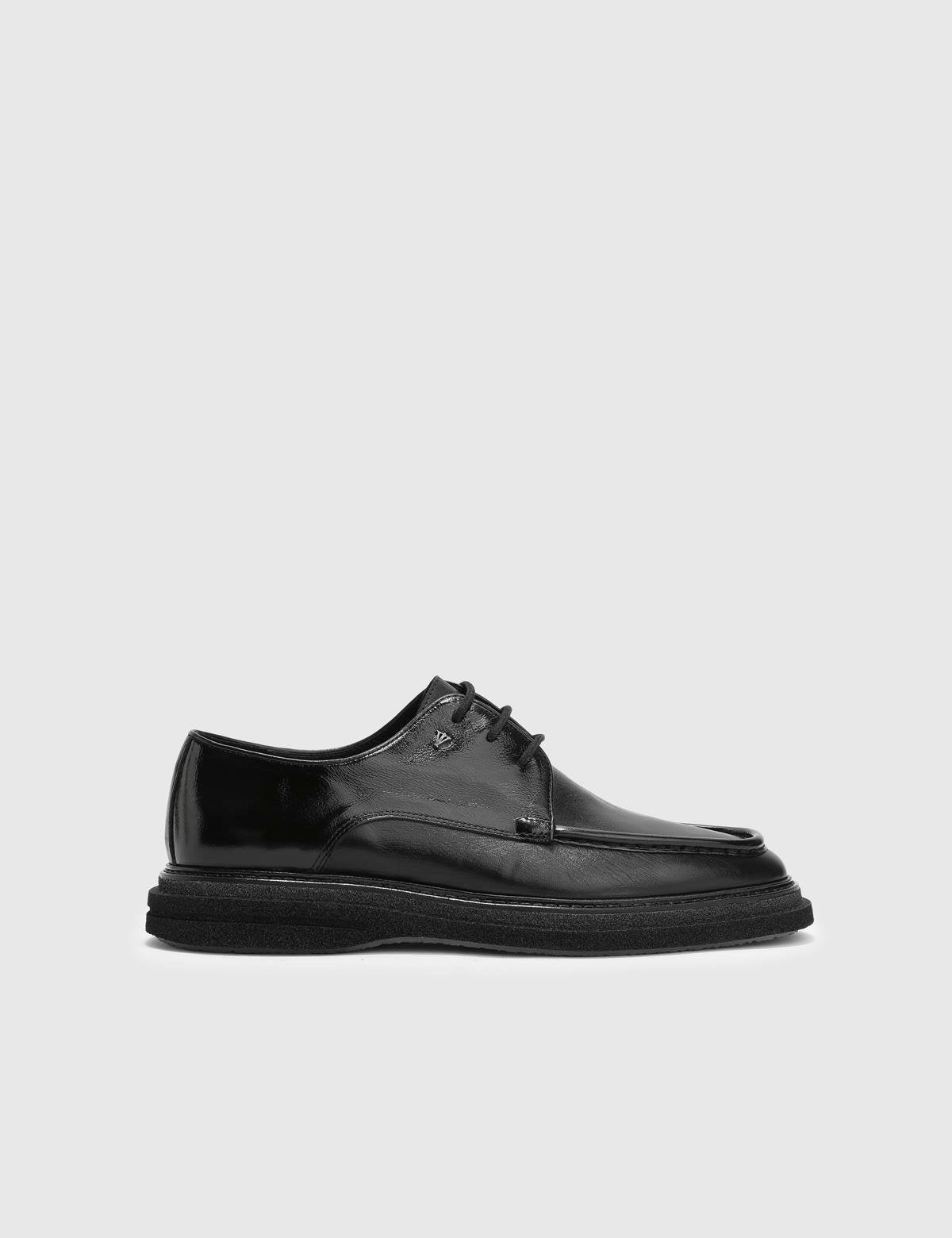 Mabon Black Aniline Leather Men's Oxford