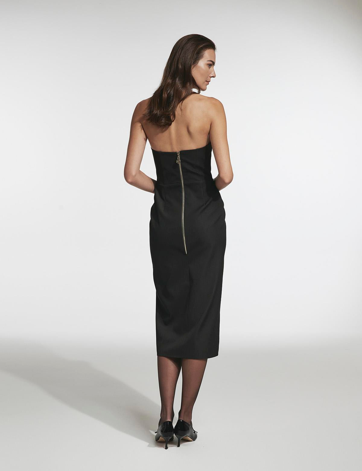 Madeliene Black Women's Dress