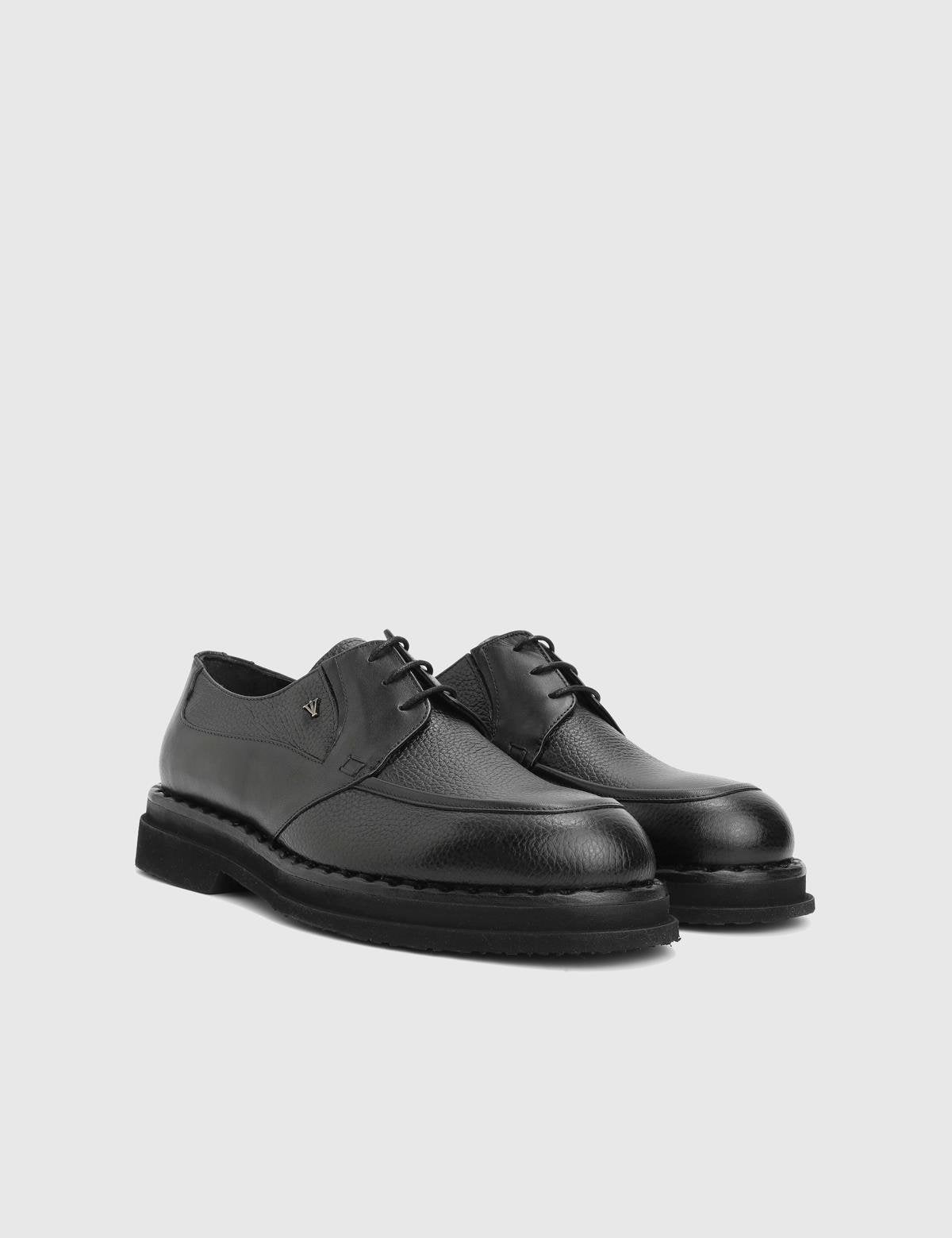 Marcell Black Florentic Leather Men's Oxford