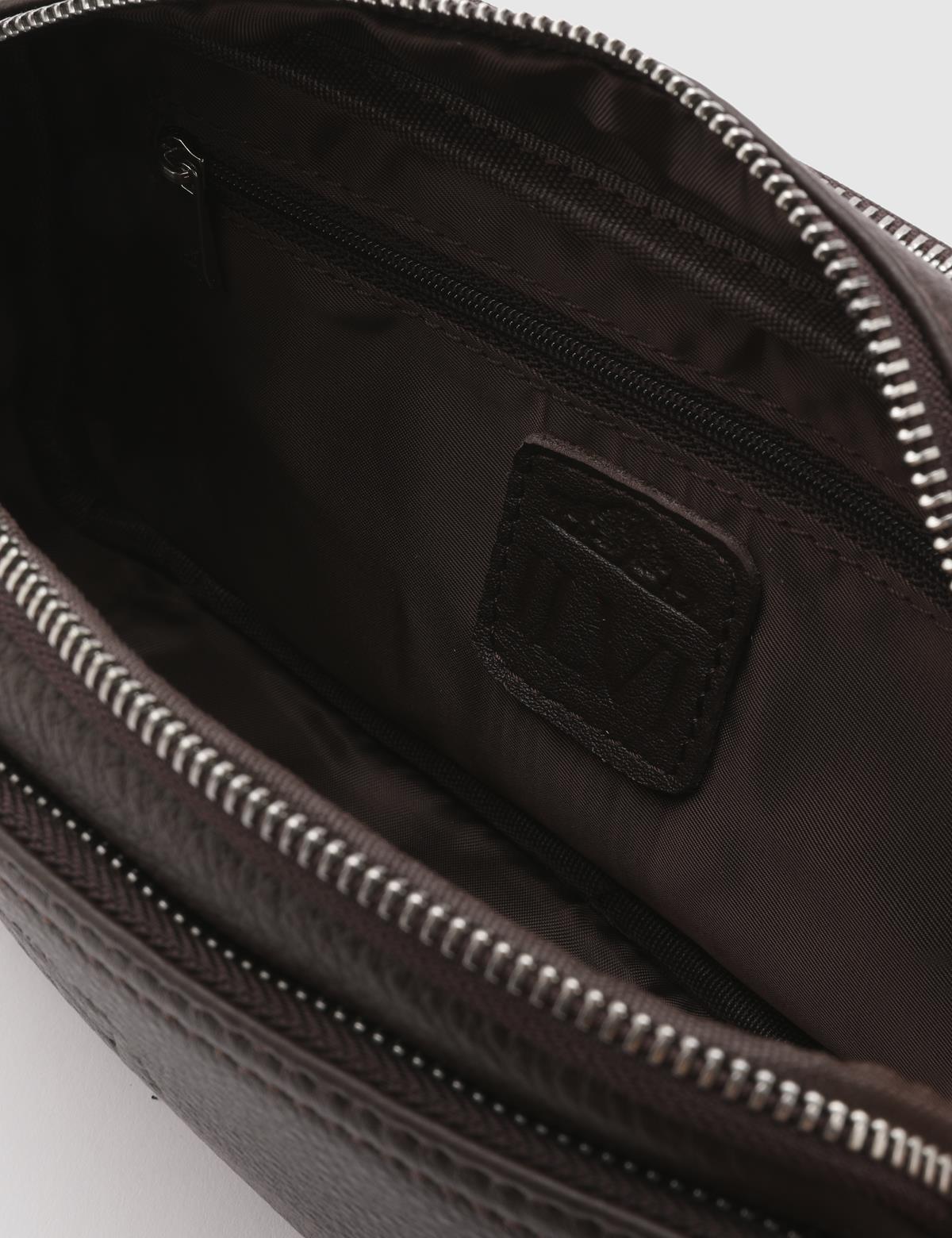 Marko Brown Leather Men's Handbag