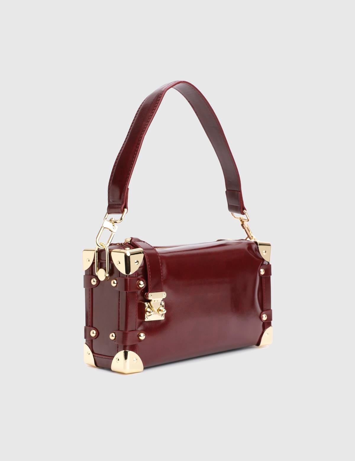 Maron Burgundy Women's Shoulder Bag