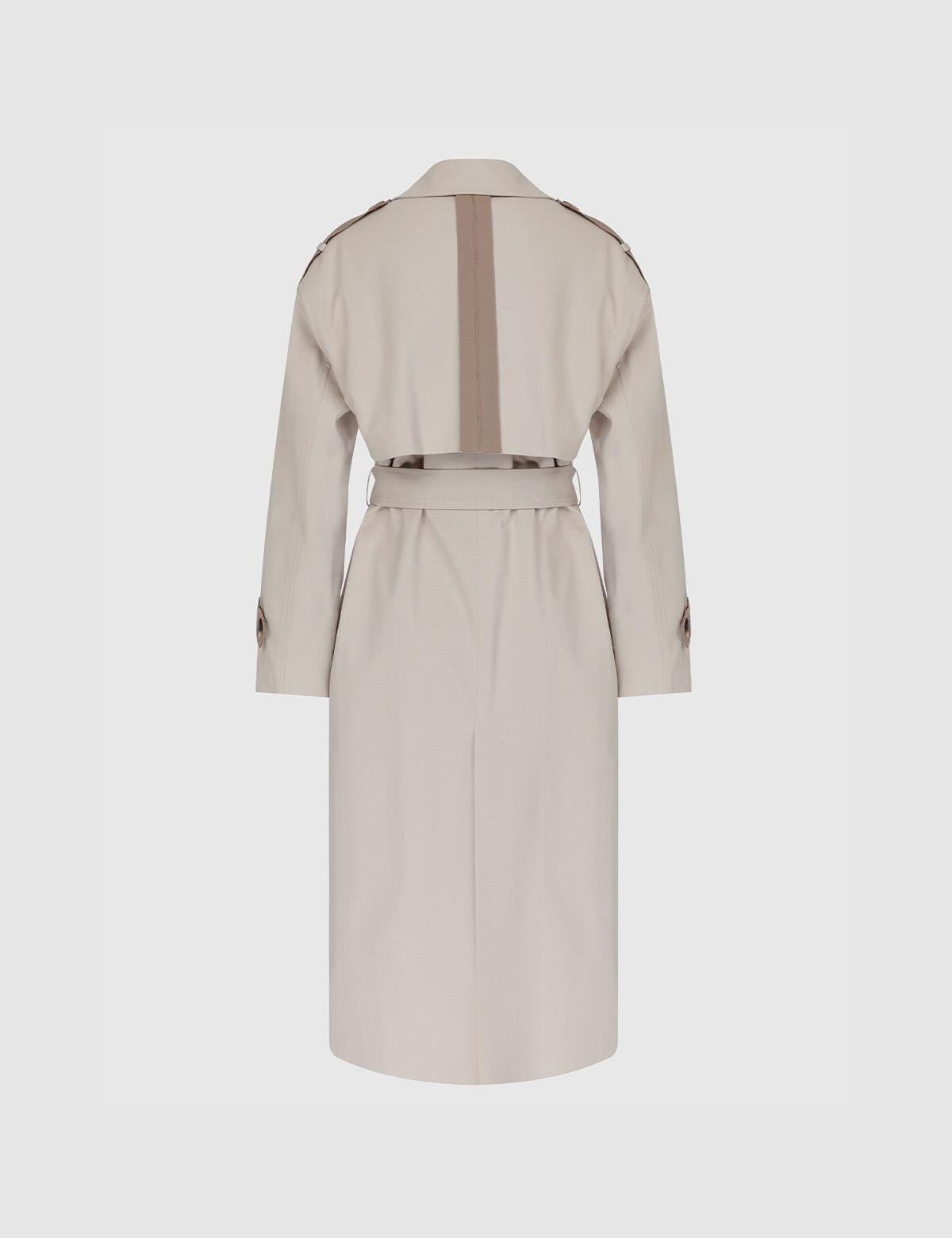 Mateo Beige Women's Trench Coat