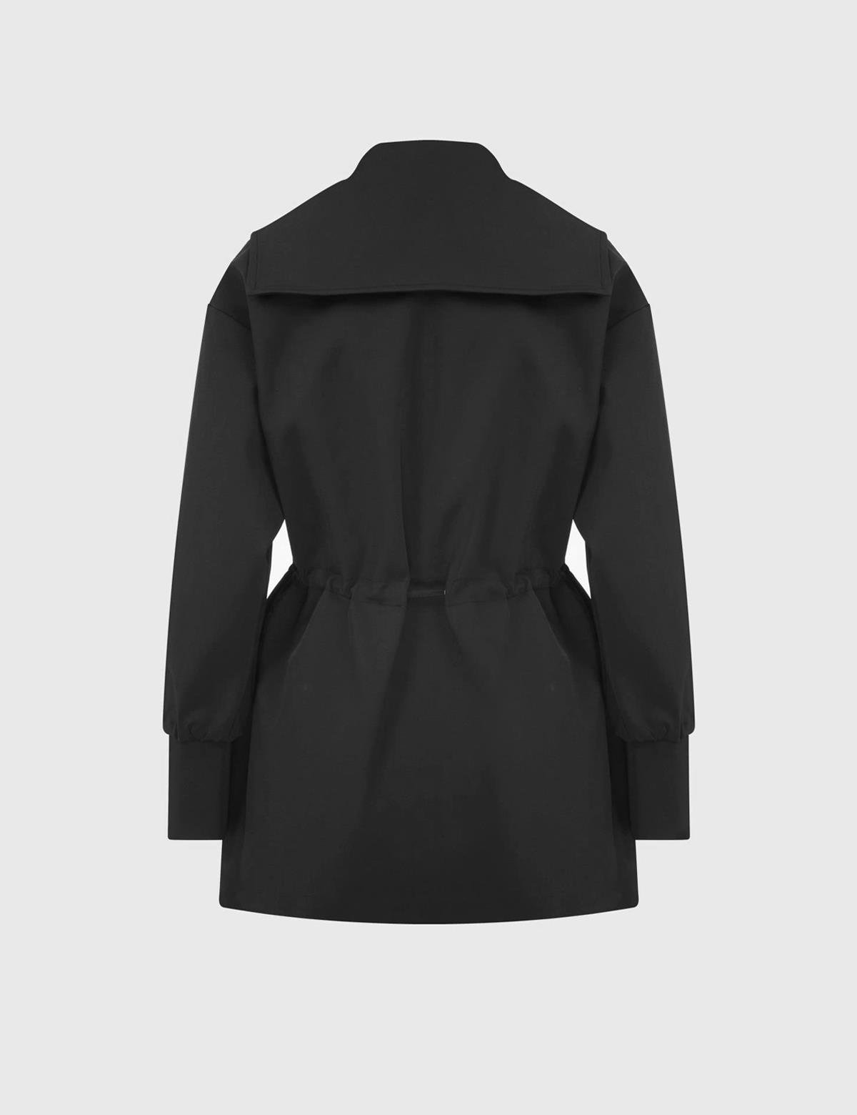 Matia Black Women's Trench Coat