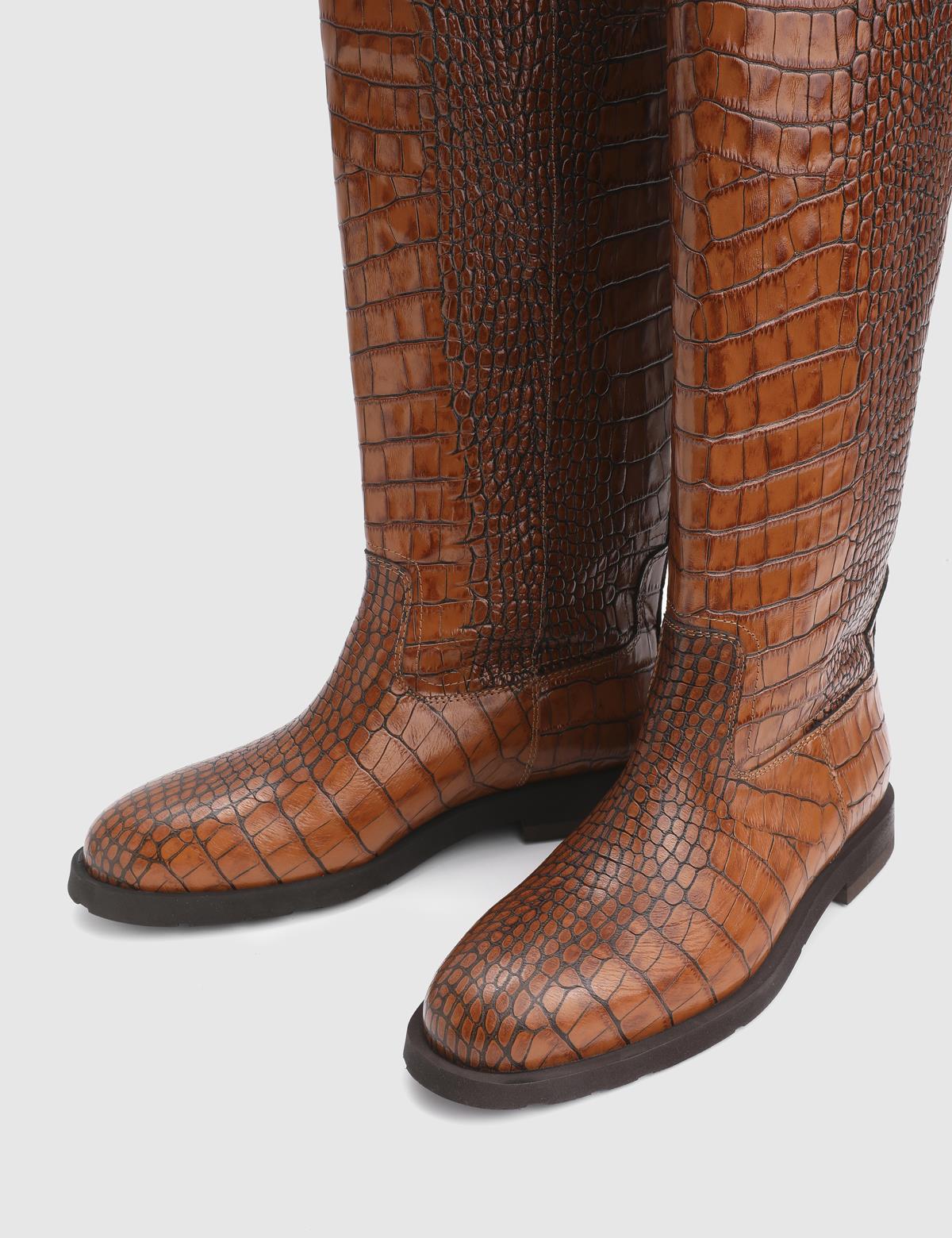 Mavros Saddle Brown Women's High Boot