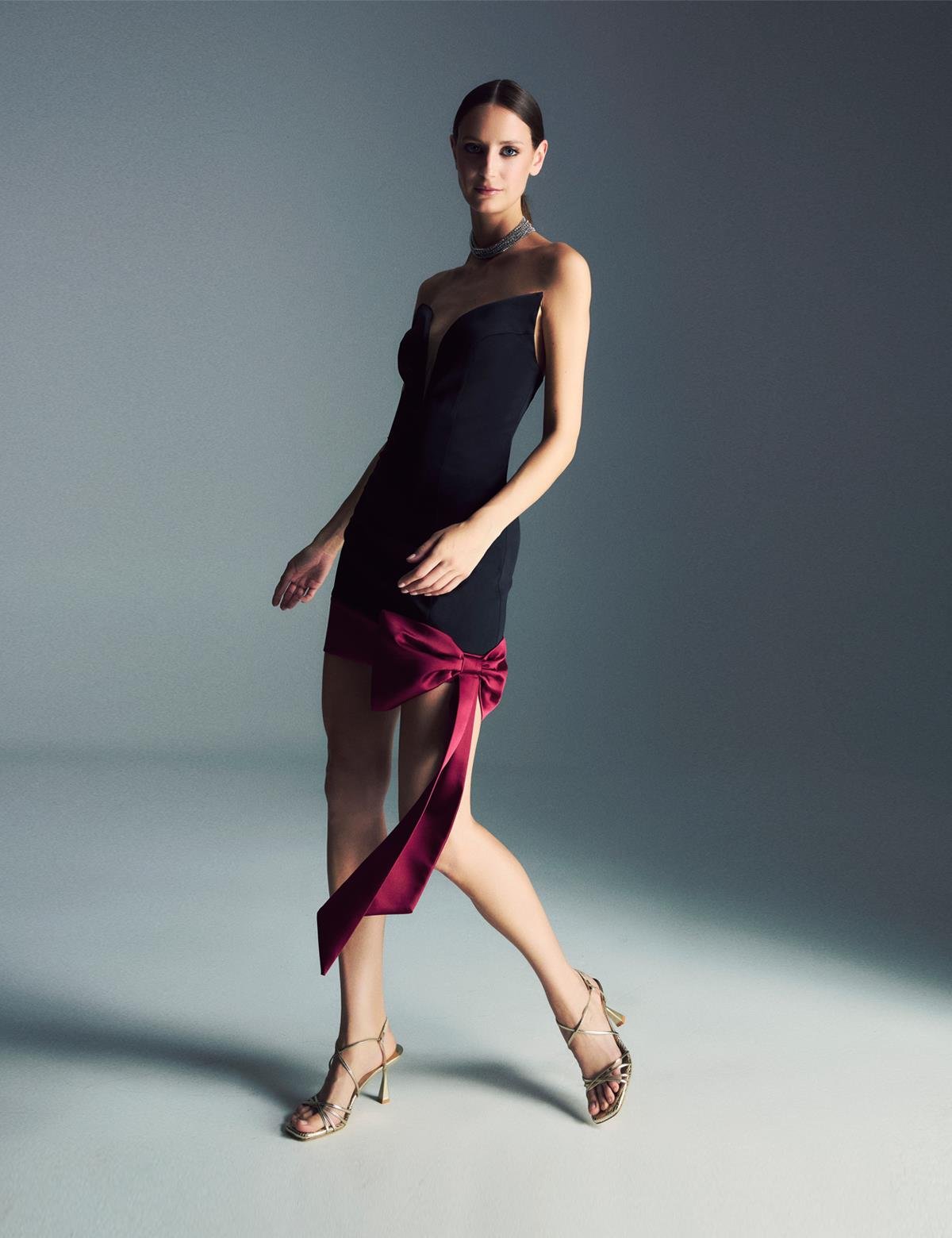 Melany Black Women's Dress