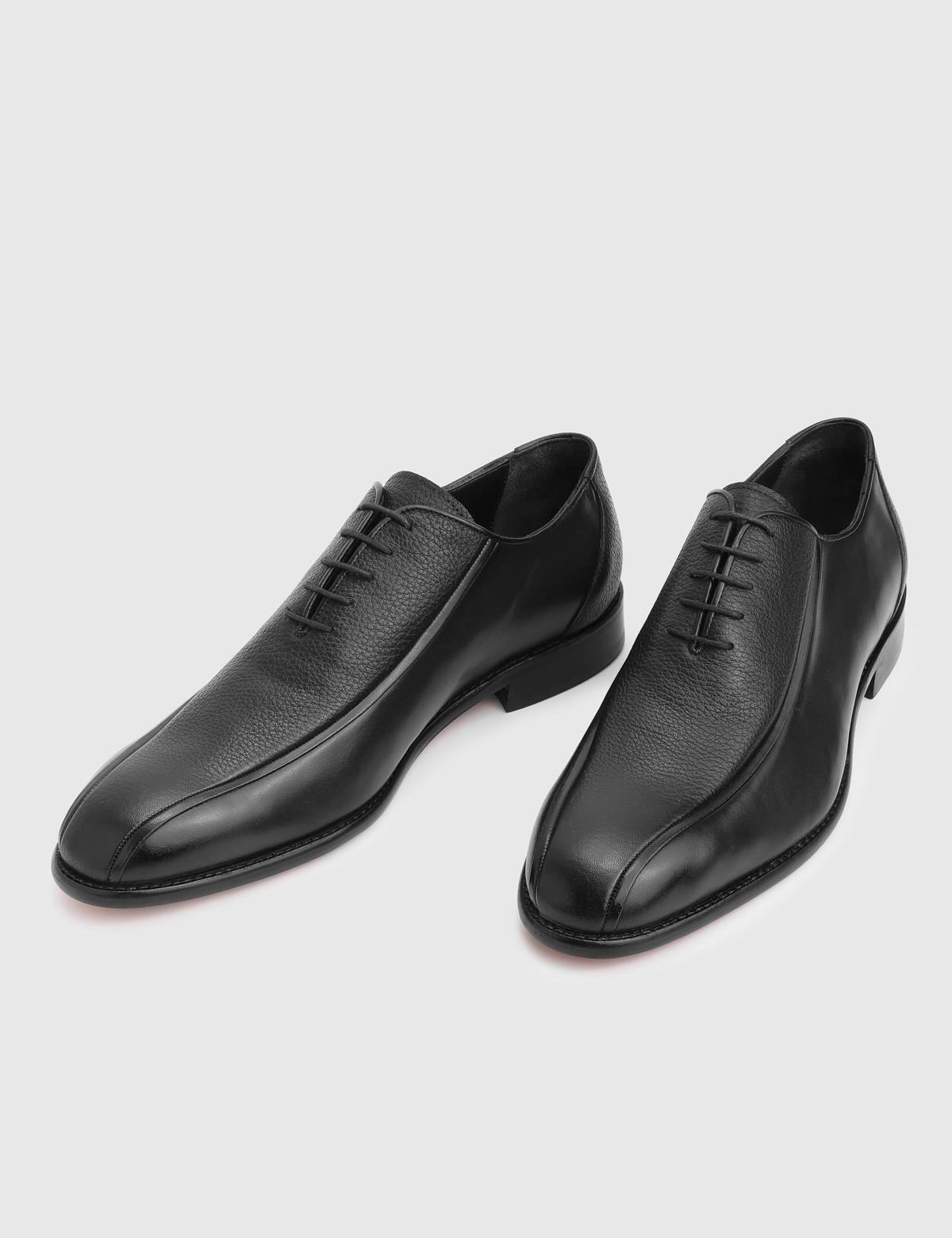 Mendez Black Floater Aniline Leather Men's Oxford