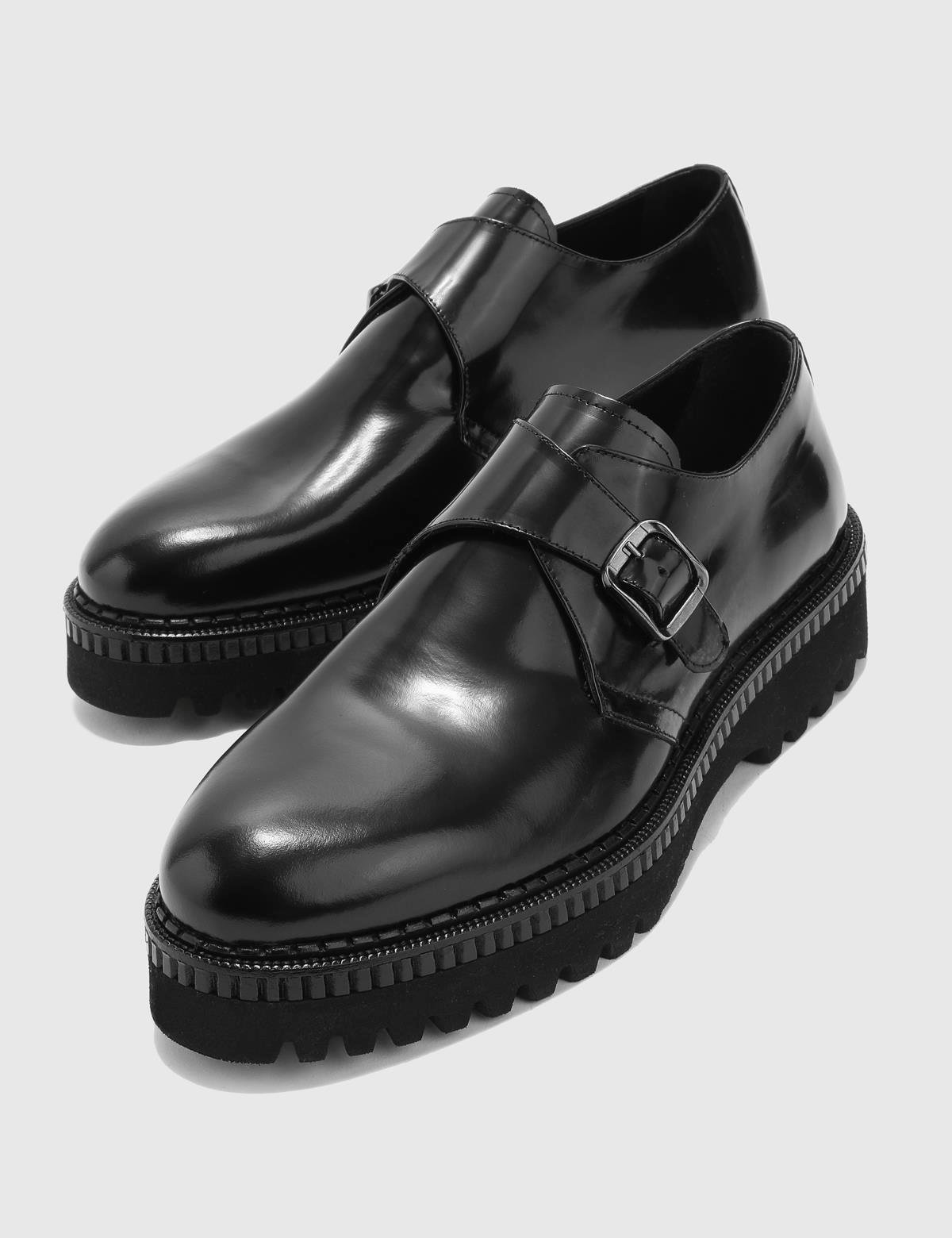Miklos Black Florentic Leather Men's Loafer