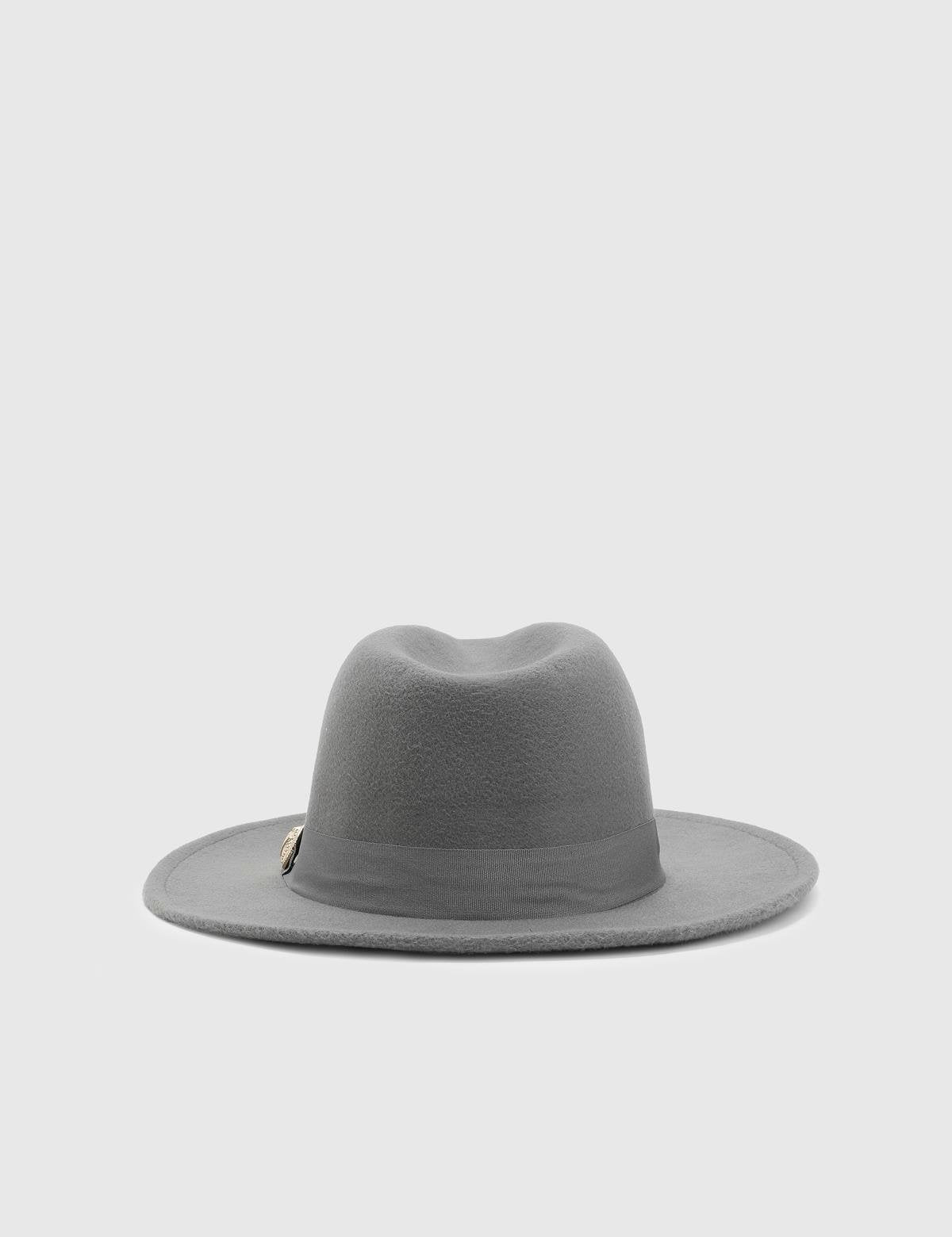 Minako Grey Cashmere Women's Hat