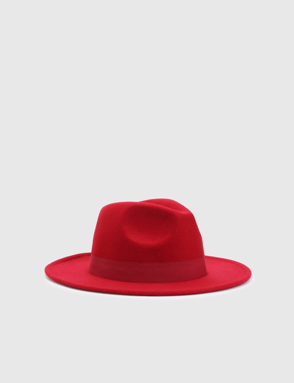 Minako Red Cashmere Women's Hat