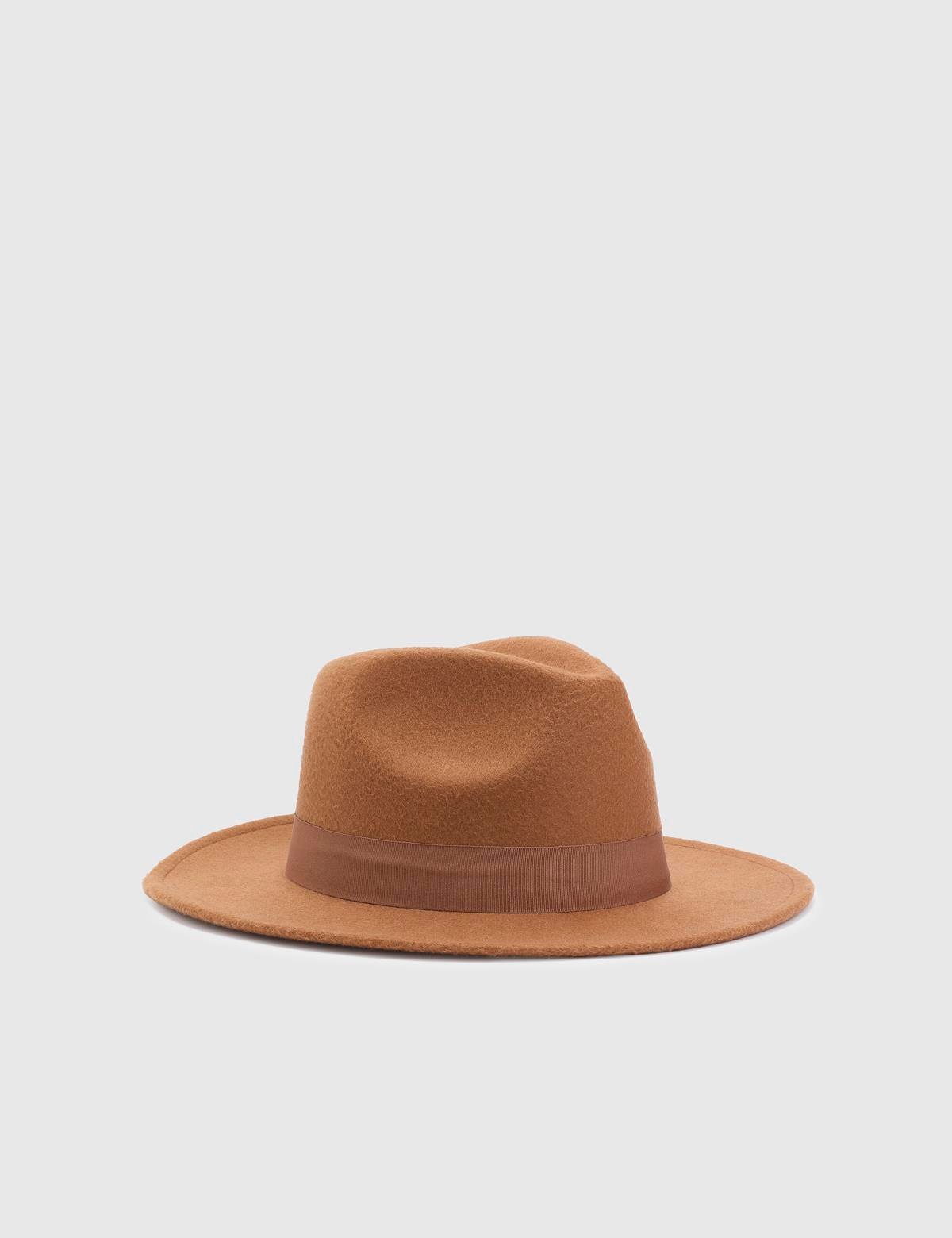 Minako Saddle Brown Cashmere Women's Hat