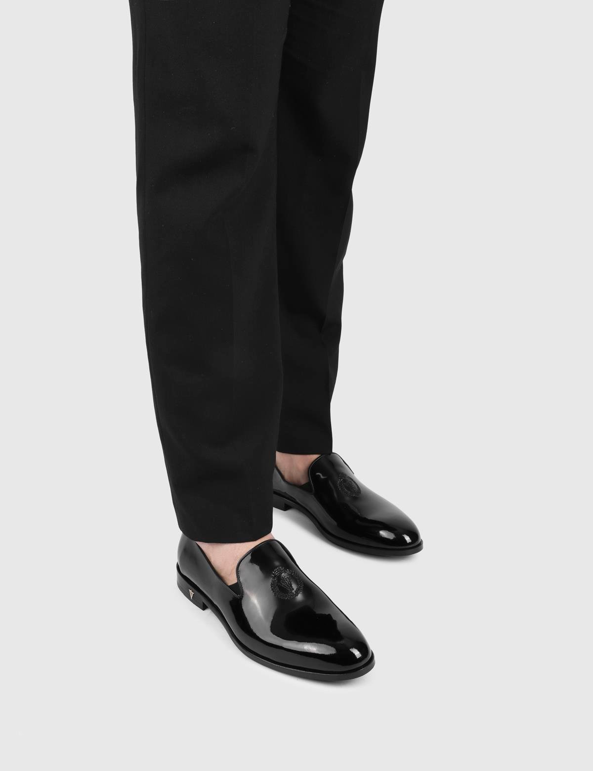 Moreno Black Patent Leather Men's Tuxedo Shoe