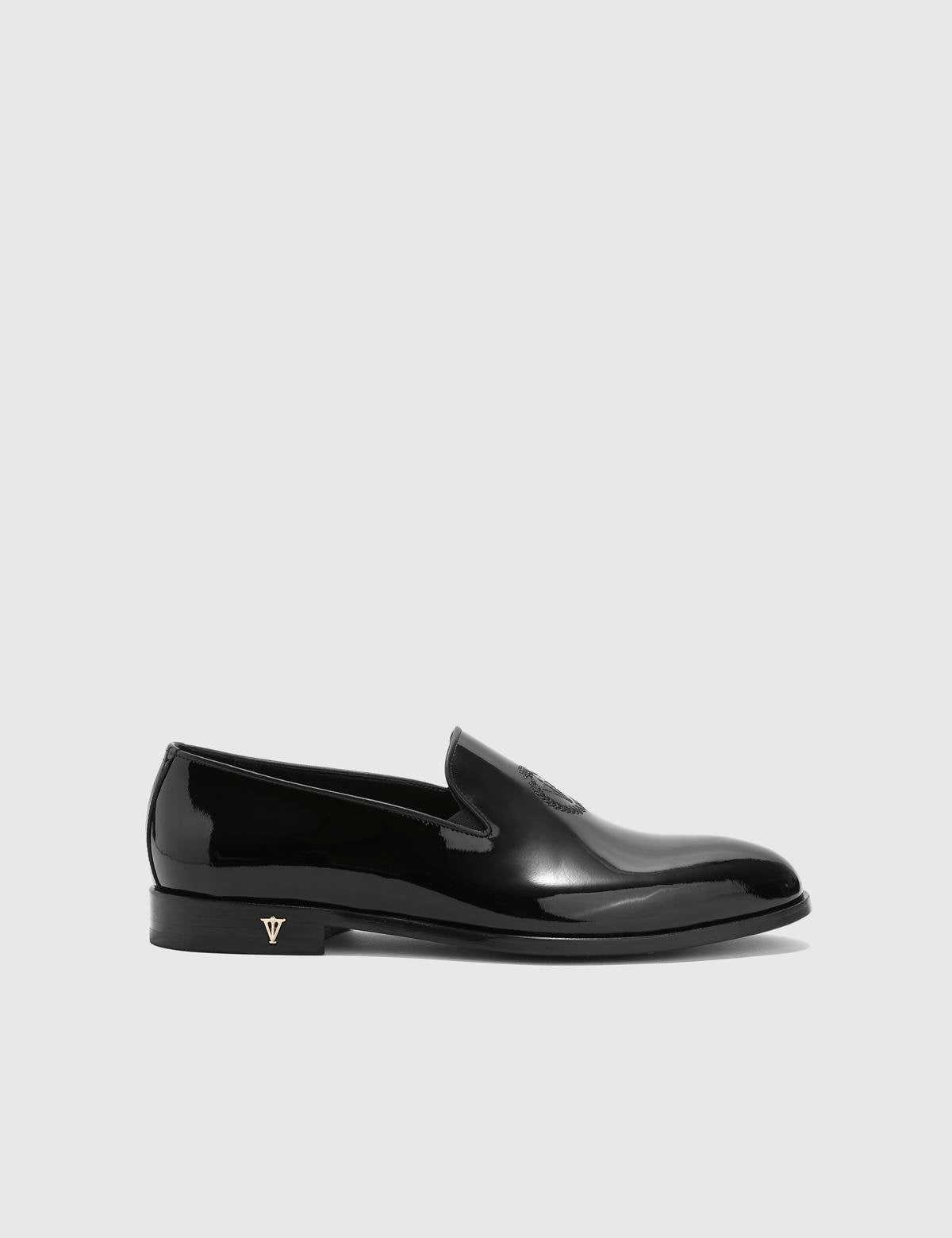 Moreno Black Patent Leather Men's Tuxedo Shoe