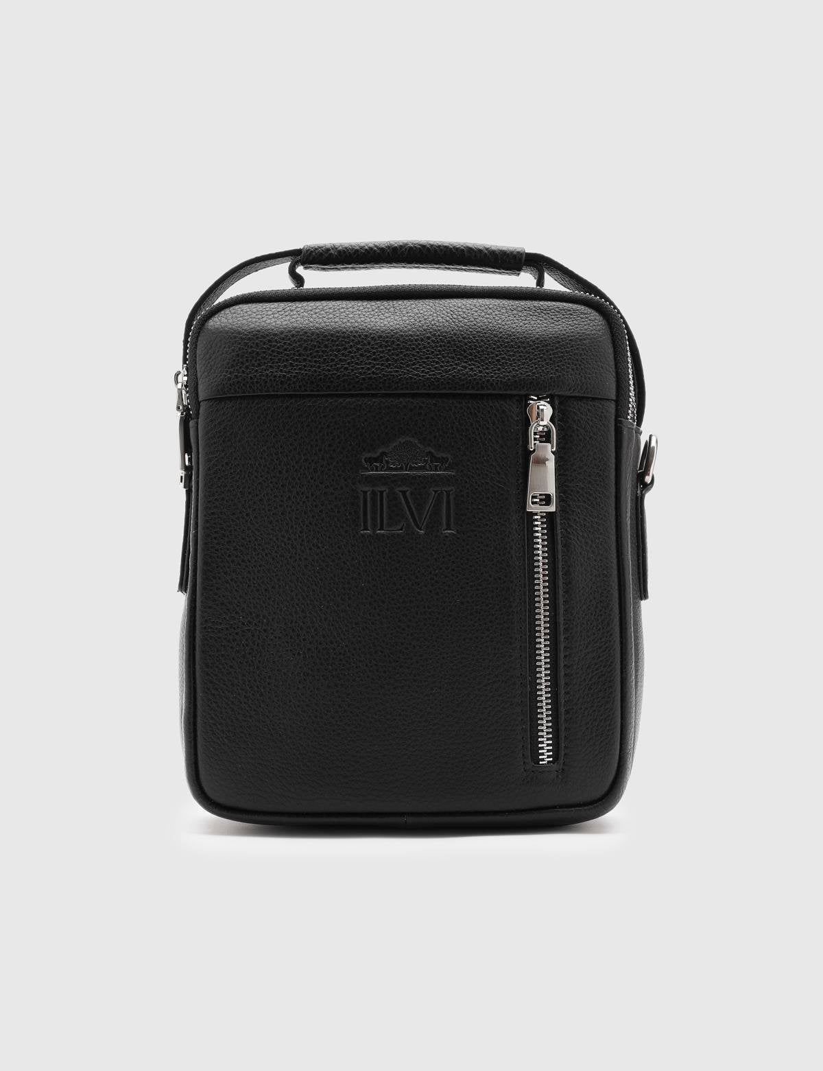 Moritz Black Leather Men's Handbag