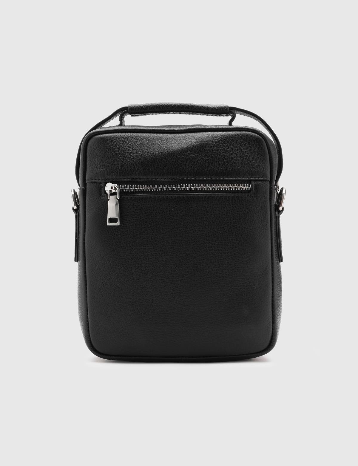 Moritz Black Leather Men's Handbag