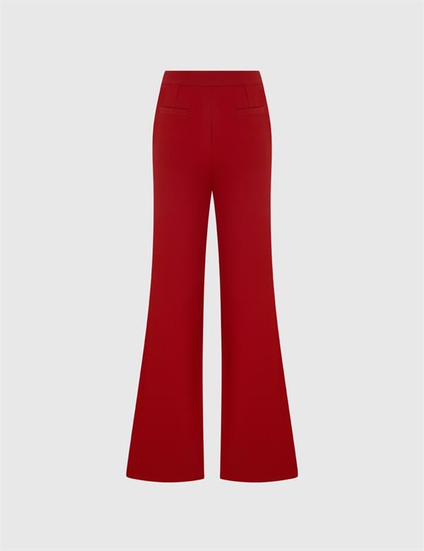 Nallely Red Women's Trousers