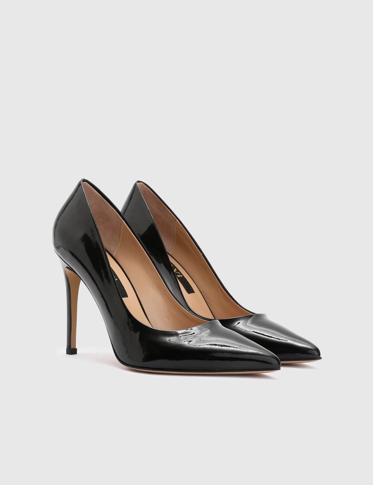 Nelli Black Patent Leather Women's Stiletto