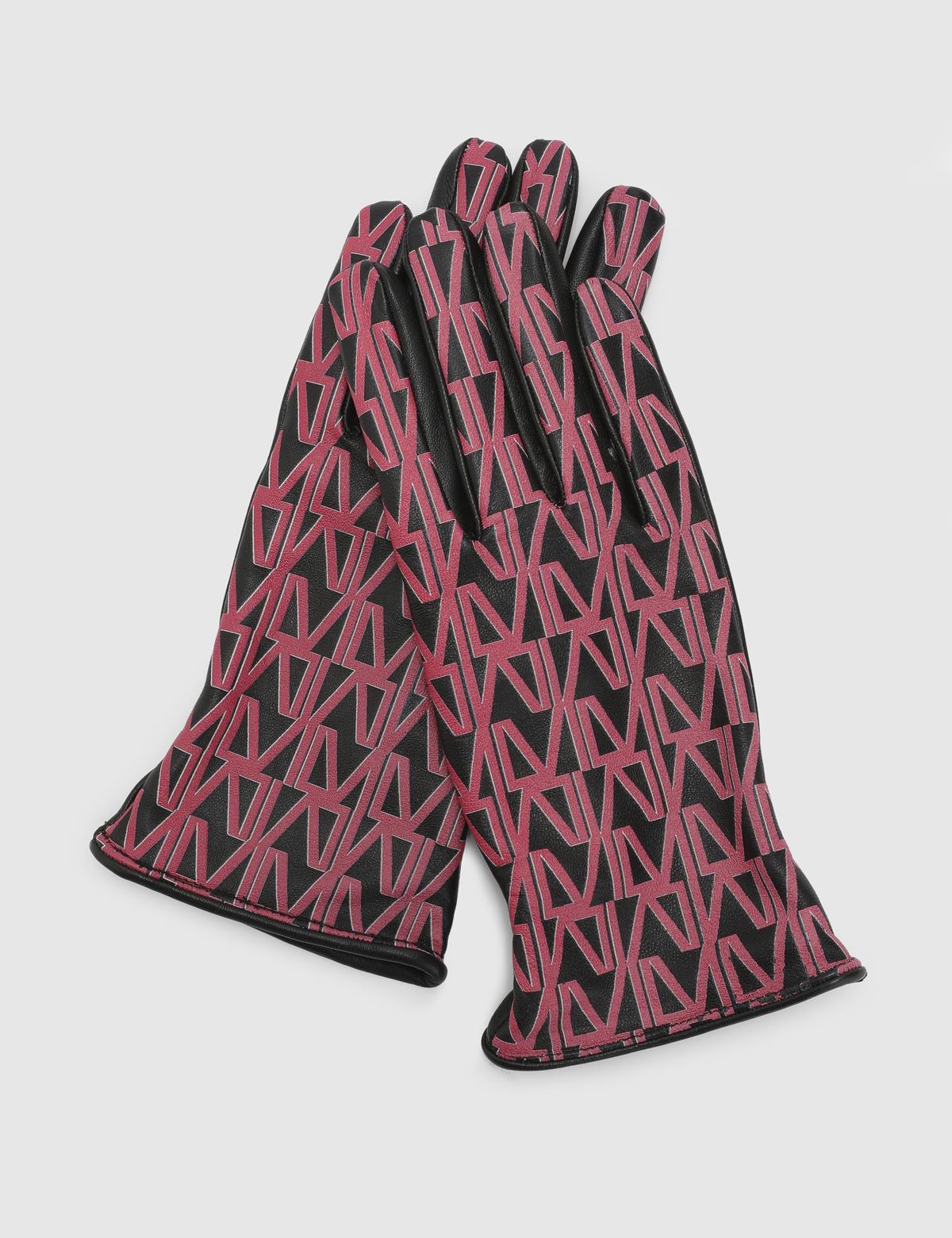 Nina Pink Women's Leather Gloves