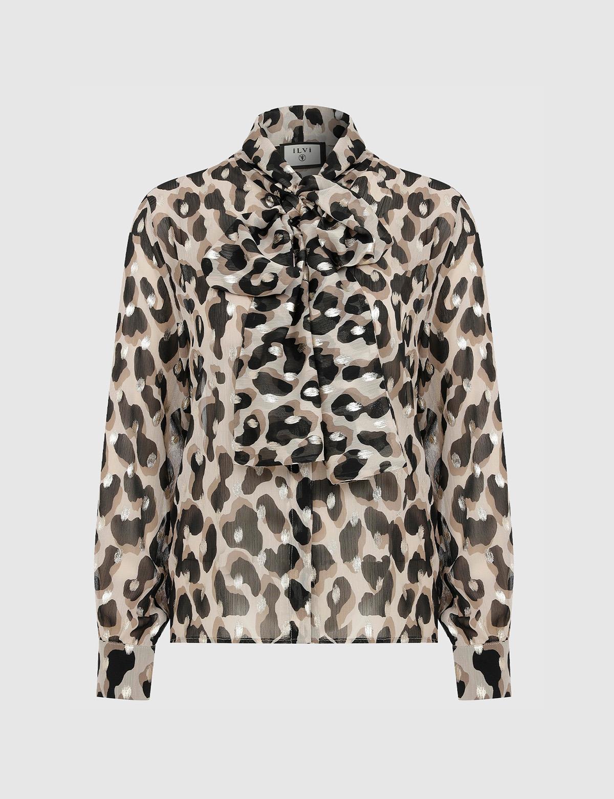 Ochoa Gold-Leopard Damen Shirt
