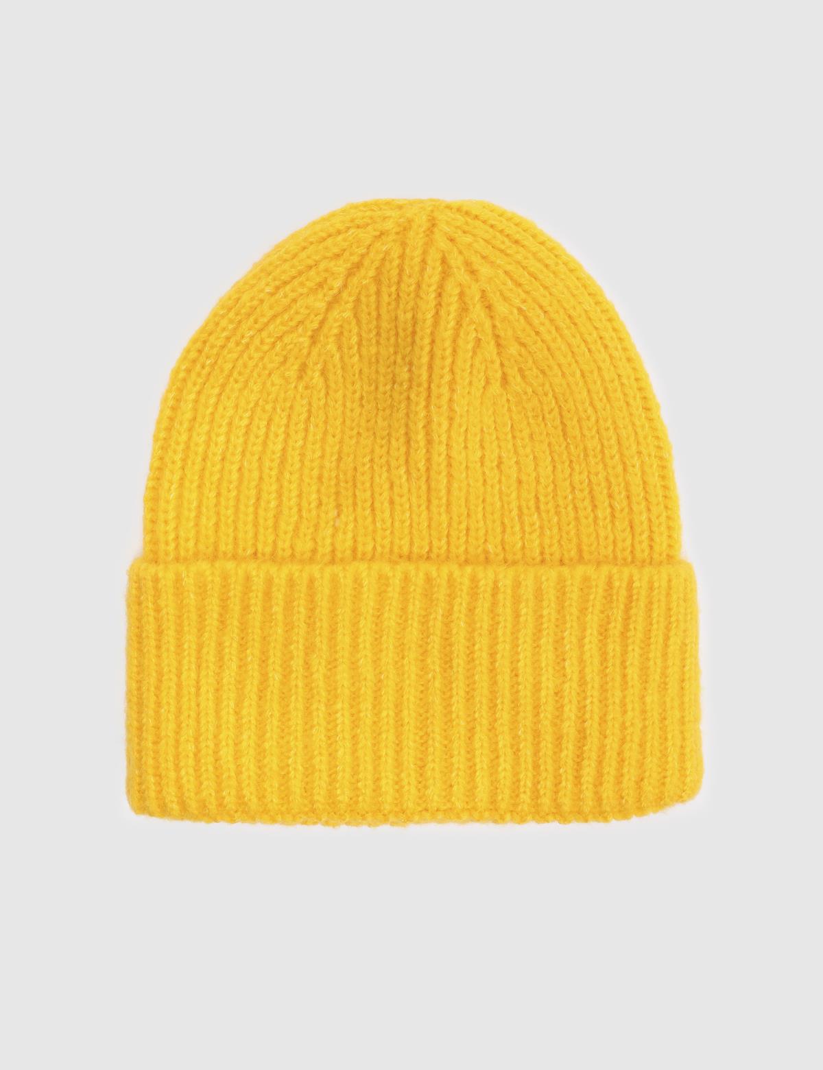 Odette Yellow Unisex Beret