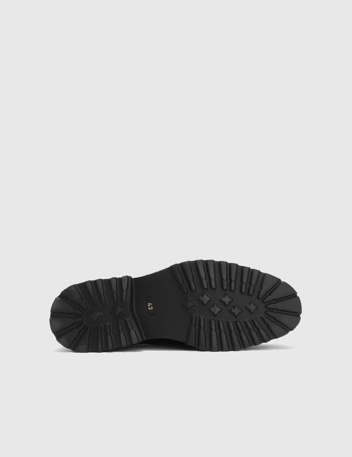 Olsie Black Florentic Leather Men's Loafer