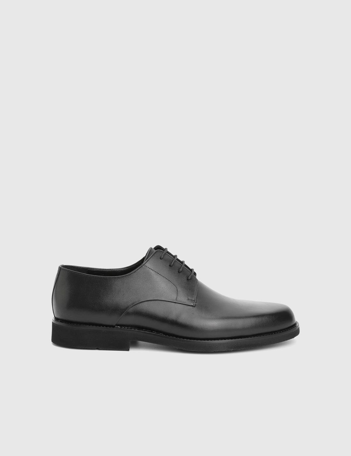 Pablo Black Leather Men's Classic Shoe