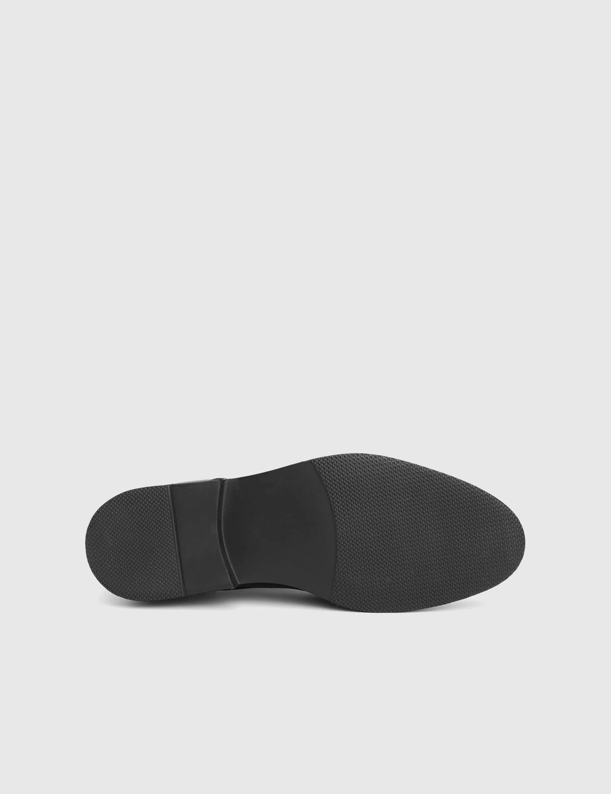 Pablo Black Leather Men's Classic Shoe