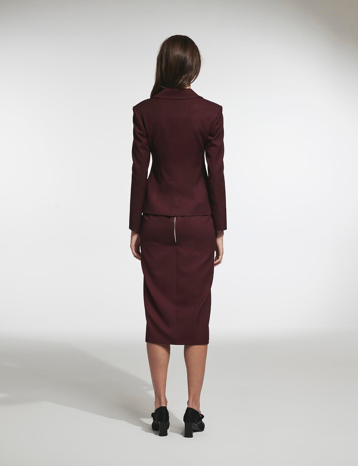 Patrice Burgundy Women's Jacket